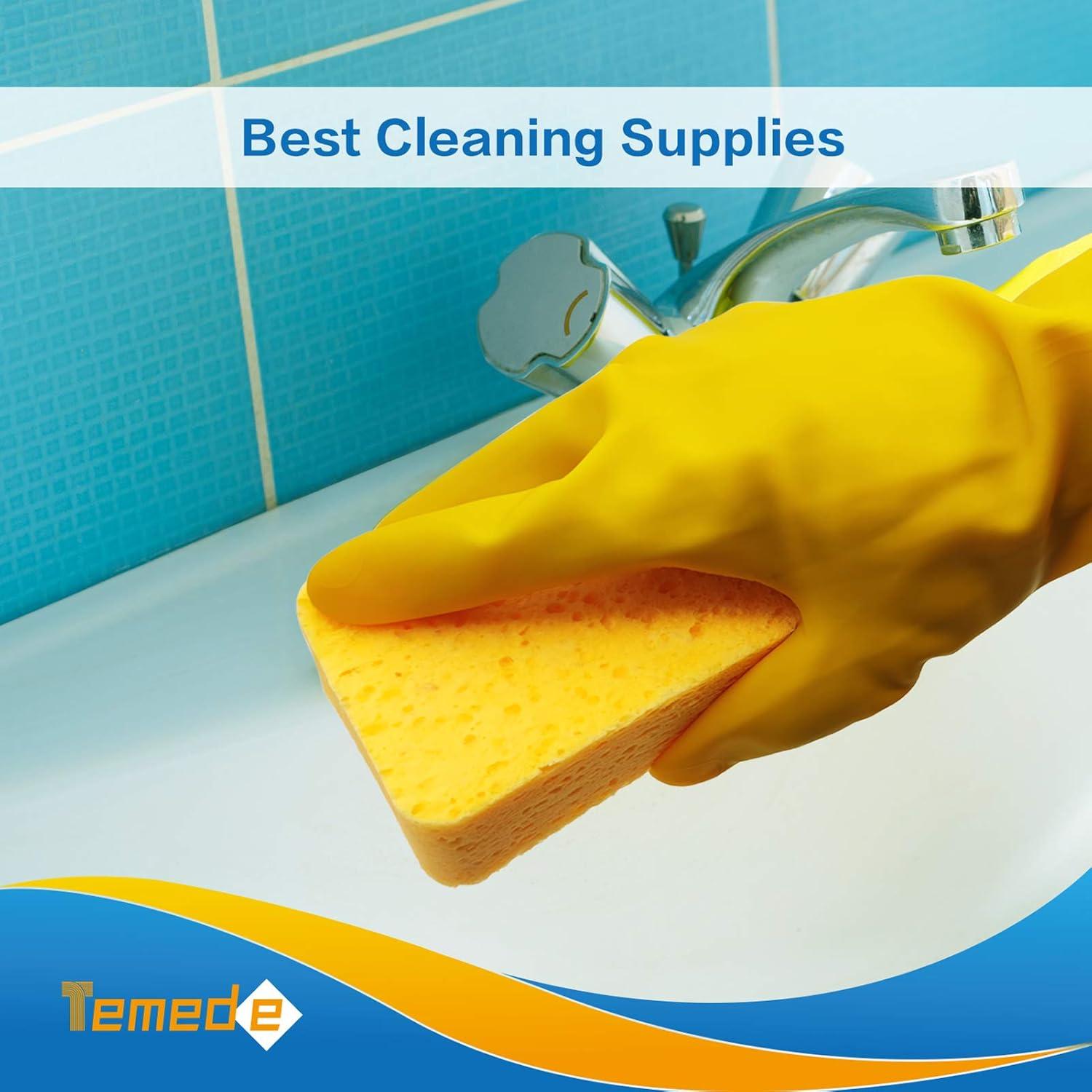 Esponjas de Celulosa Temede - 5 Piezas, 14x7.6x3 cm, Multiusos