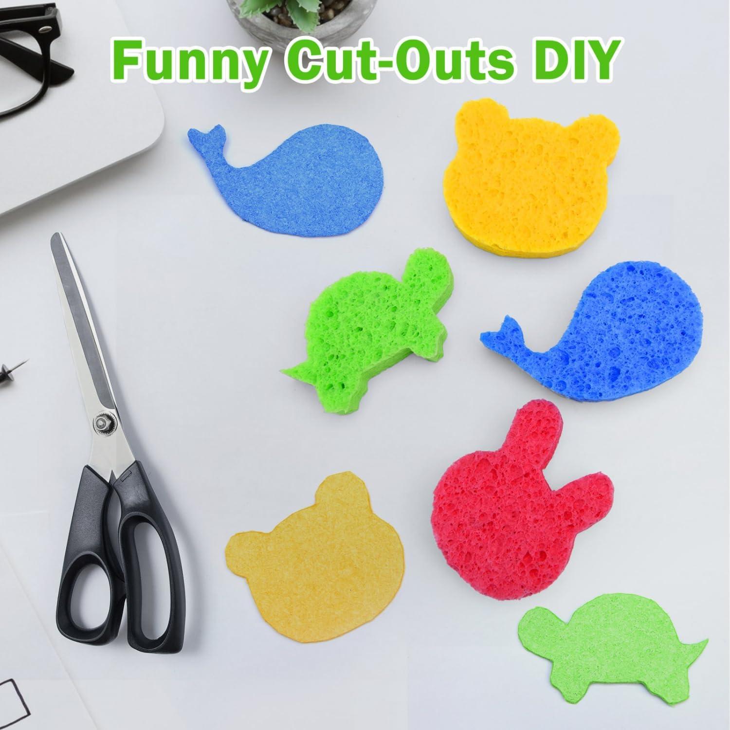 Esponjas de Cocina YoleShy 24 Piezas Celulosa Natural Reutilizables