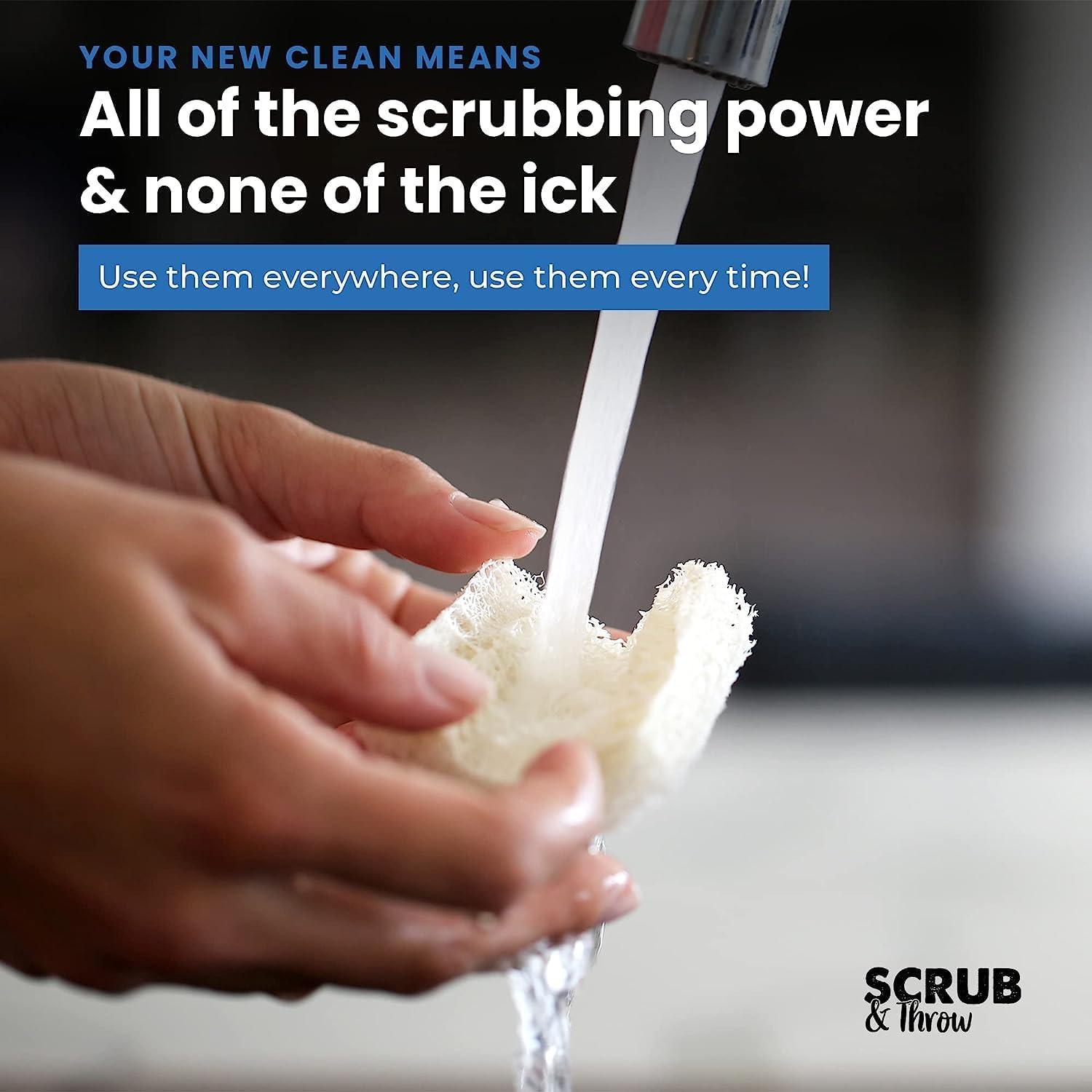 Esponjas de Fregar Ecológicas Fregar y Tirar - 30 Pcs Lufa