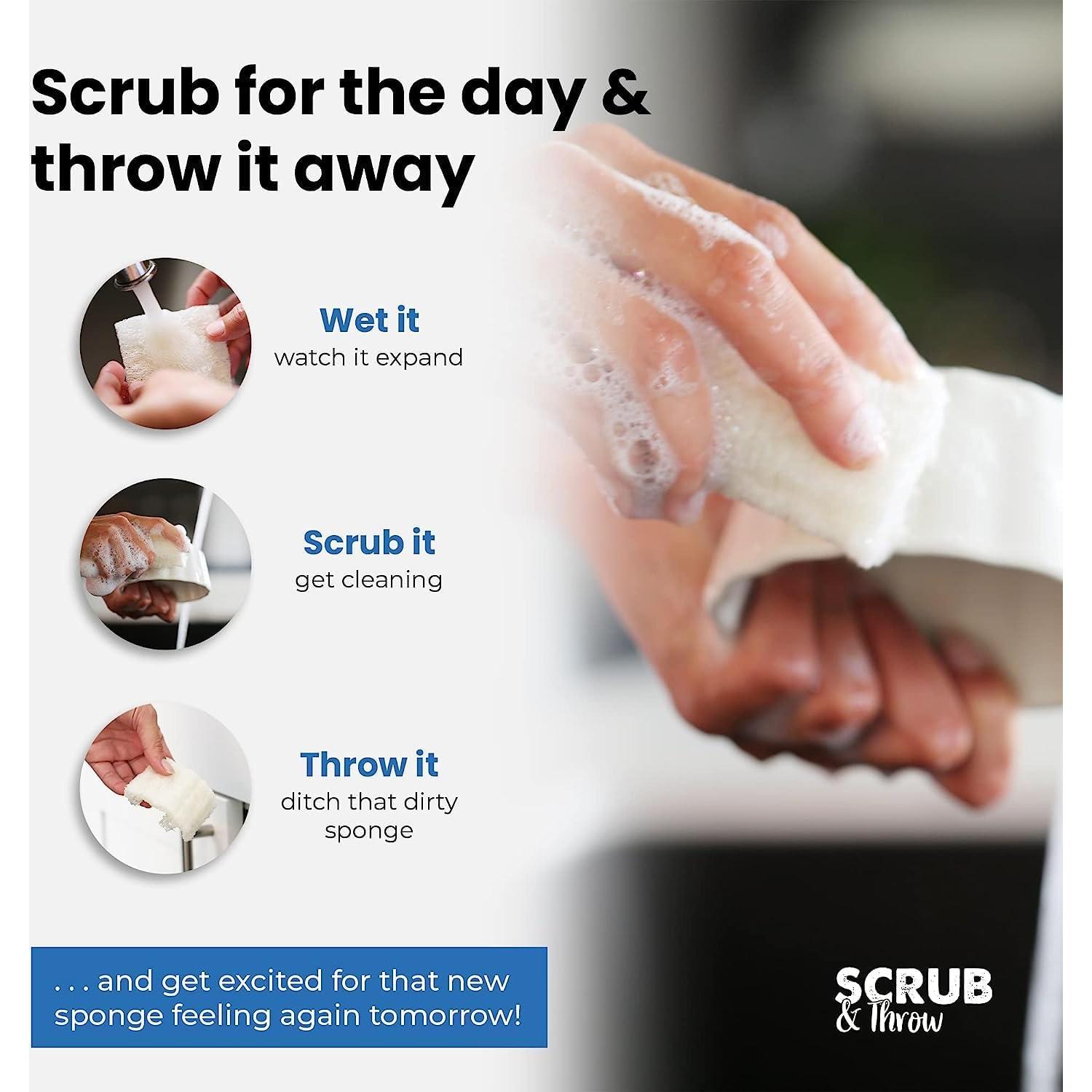 Esponjas de Fregar Ecológicas Fregar y Tirar - 30 Pcs Lufa