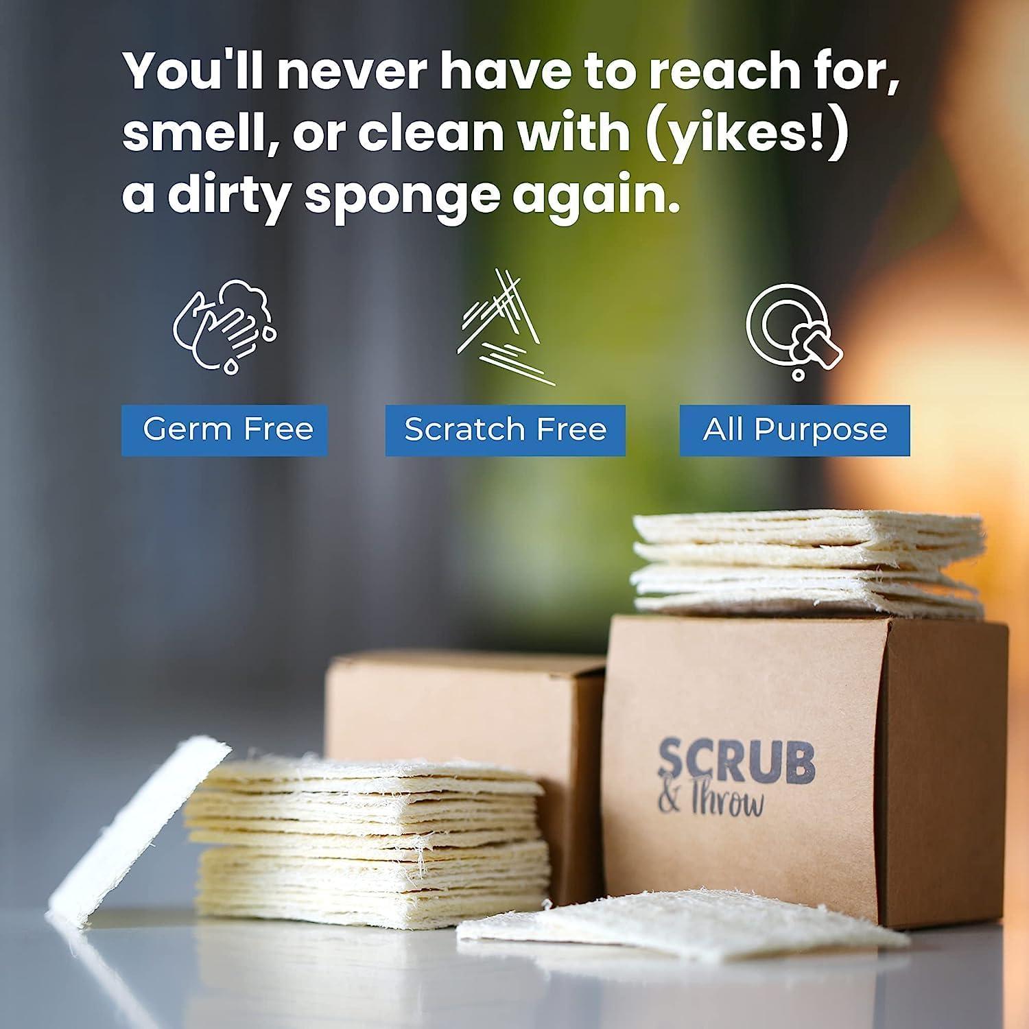 Esponjas de Fregar Ecológicas Fregar y Tirar - 30 Pcs Lufa