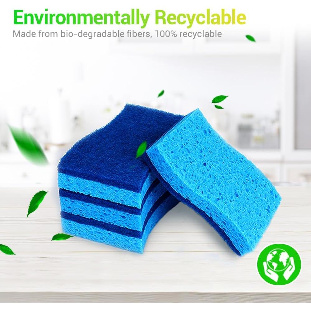 Esponjas de Limpieza AIDEA Sin Rayones - 24 Unidades, 380g