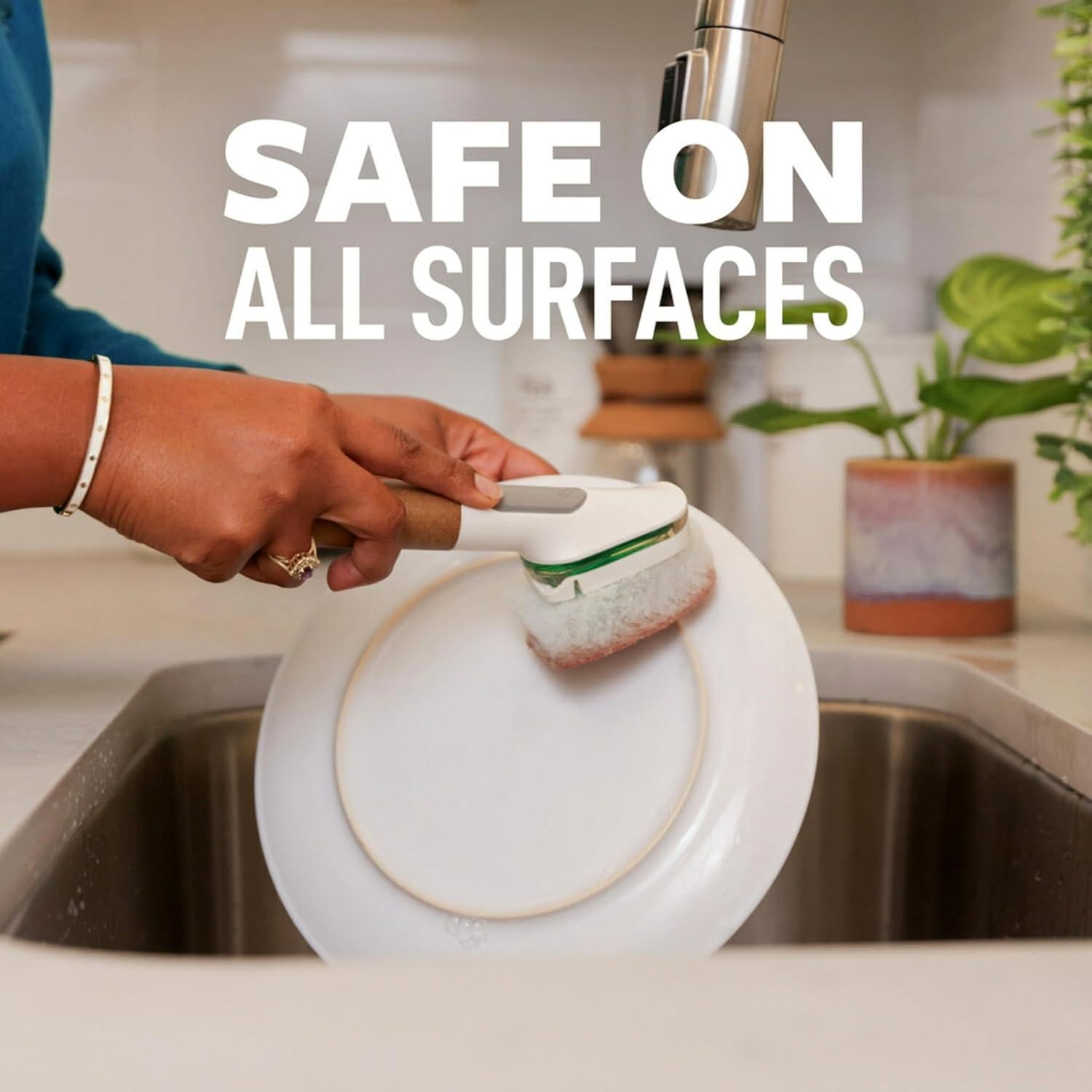 Esponja para Platos Scotch-Brite con 3 Recargas Ecológicas