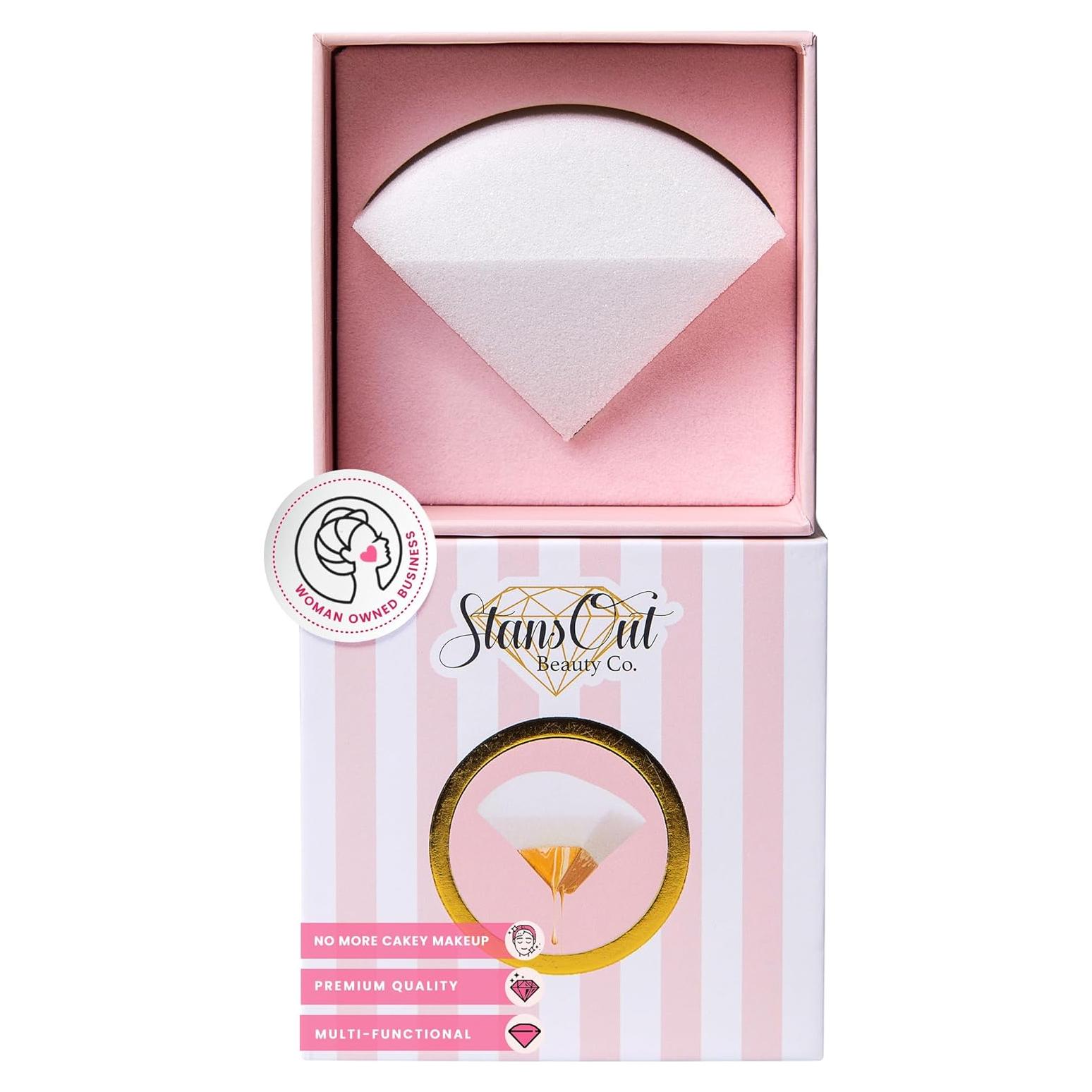 Esponja de Maquillaje StansOut - Viscoelástica Sin Agua 8.61cm