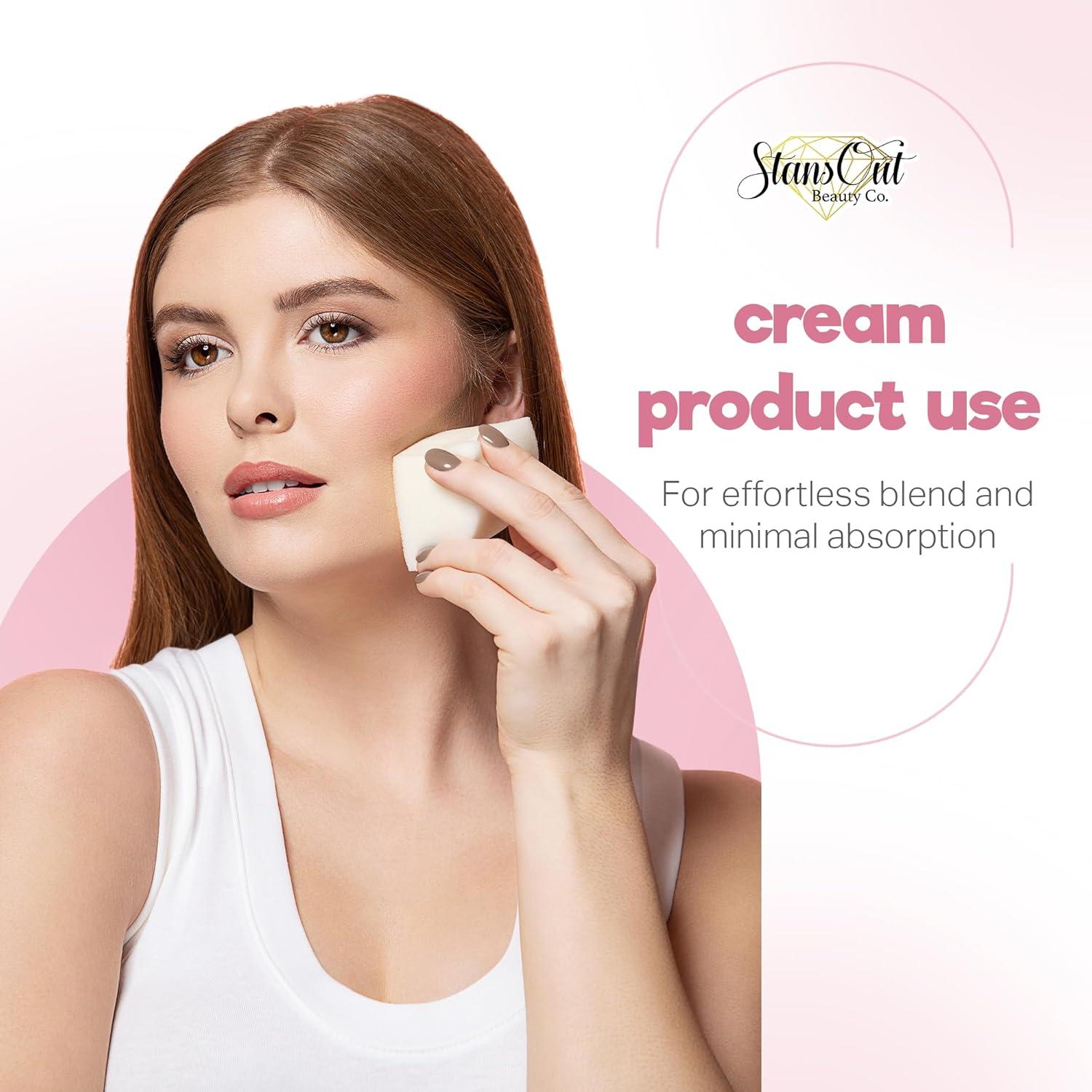 Esponja de Maquillaje StansOut - Viscoelástica Sin Agua 8.61cm