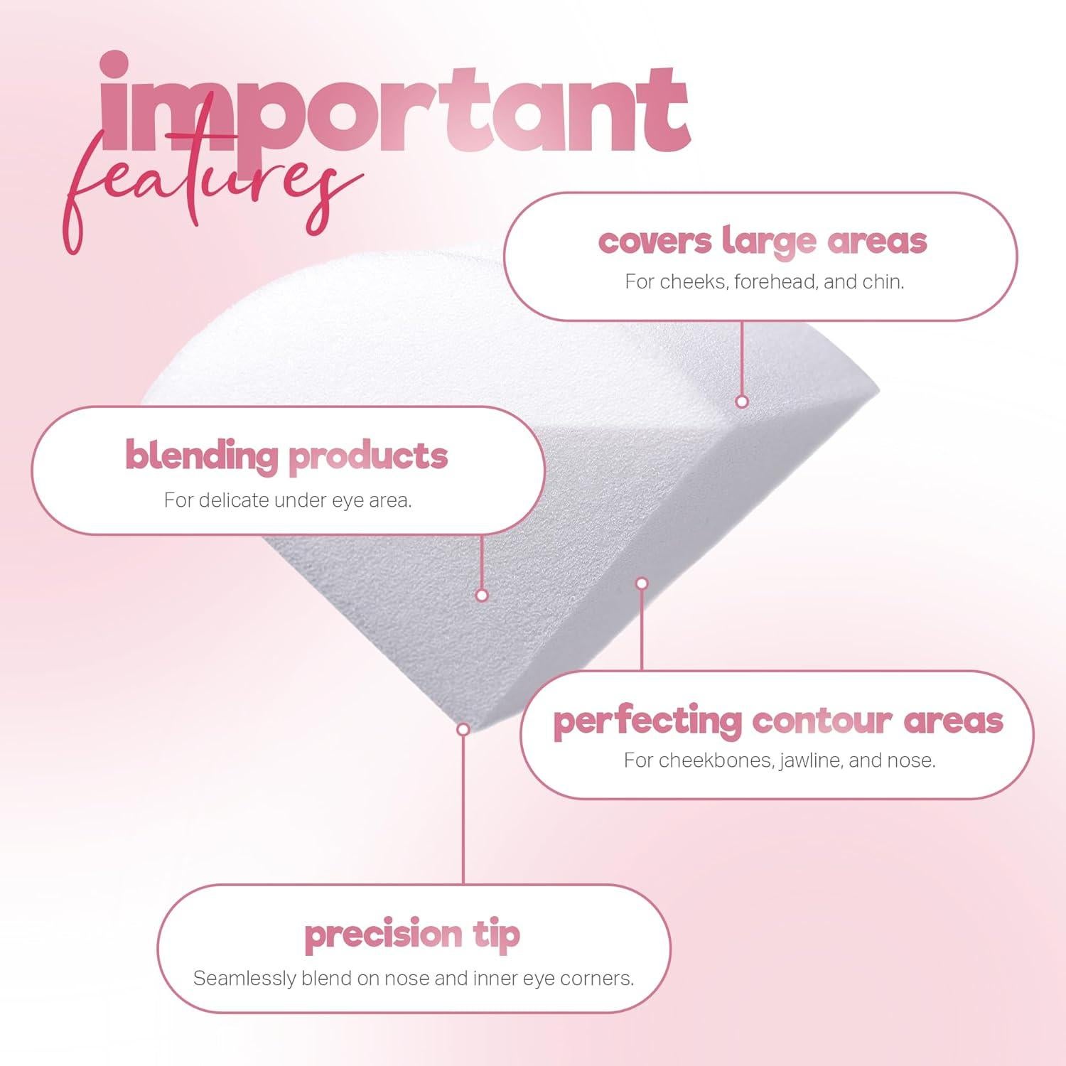 Esponja de Maquillaje StansOut - Viscoelástica Sin Agua 8.61cm