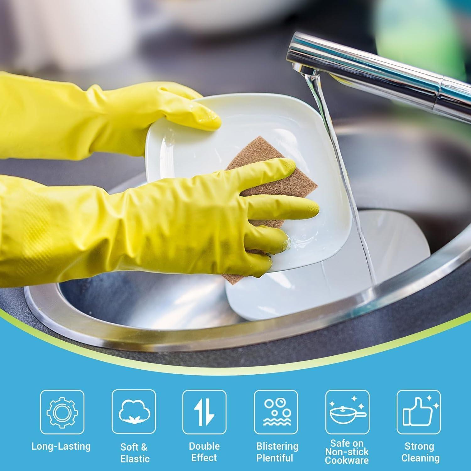 Esponjas de Limpieza AIDEA 24 Unidades Sin Rayar - Celulosa Natural