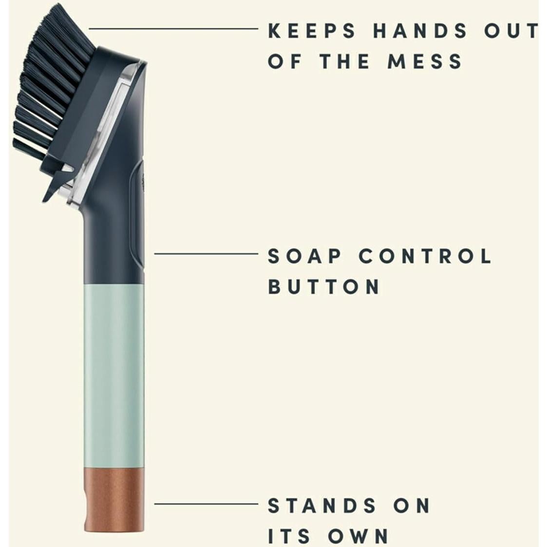 Cepillo de Platos Scotch-Brite BRiTE con Dispensador de Jabón