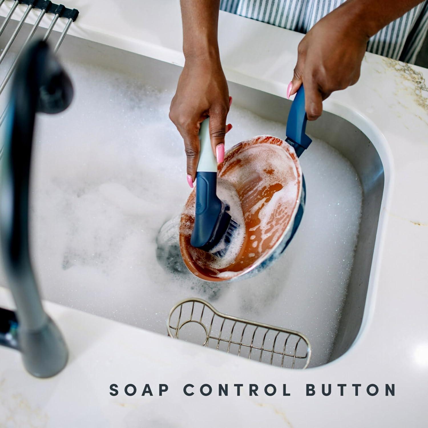 Cepillo de Platos Scotch-Brite BRiTE con Dispensador de Jabón