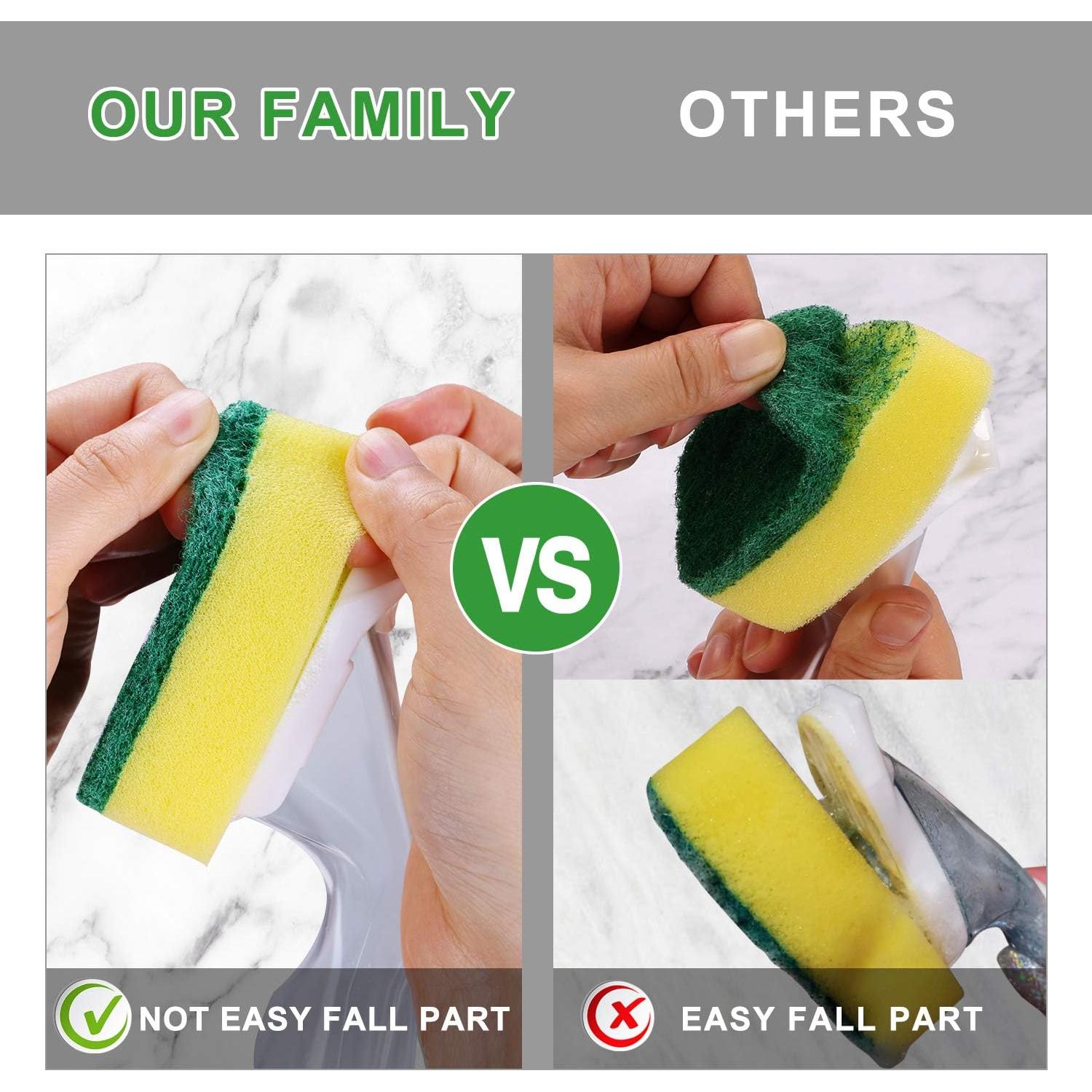 Recarga de 12 Cabezas de Esponja DYMOLL para Varita de Platos