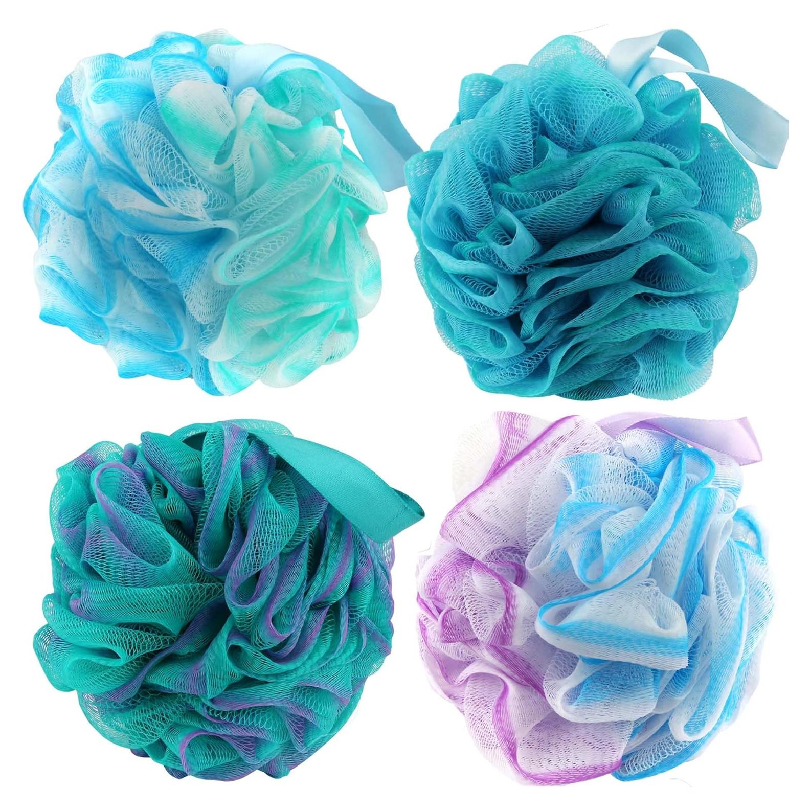 Esponjas de Baño Chuya Loofah 280g Paquete de 4 Exfoliantes