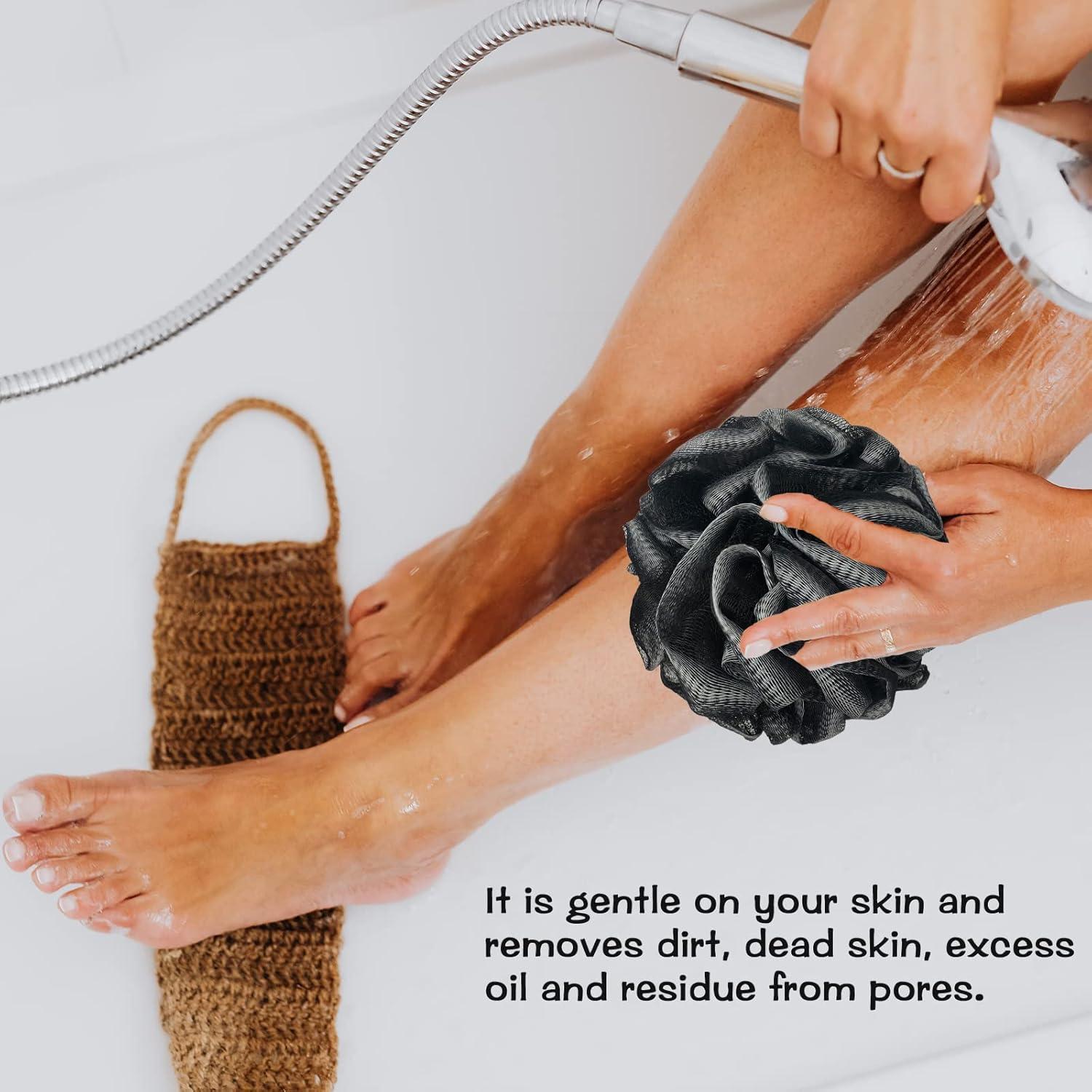 Paquete de 10 Esponjas de Baño Loofah Panxxsen 40g - Exfoliantes