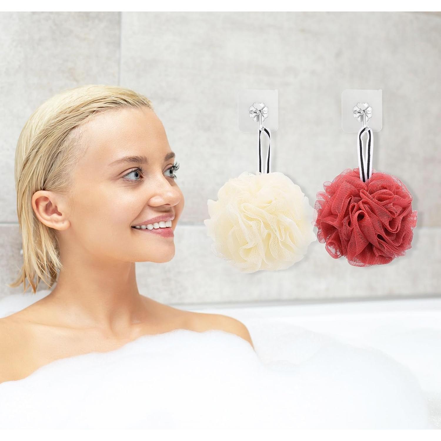 Paquete de 4 esponjas de baño Loofah Tbestmax - Exfoliantes