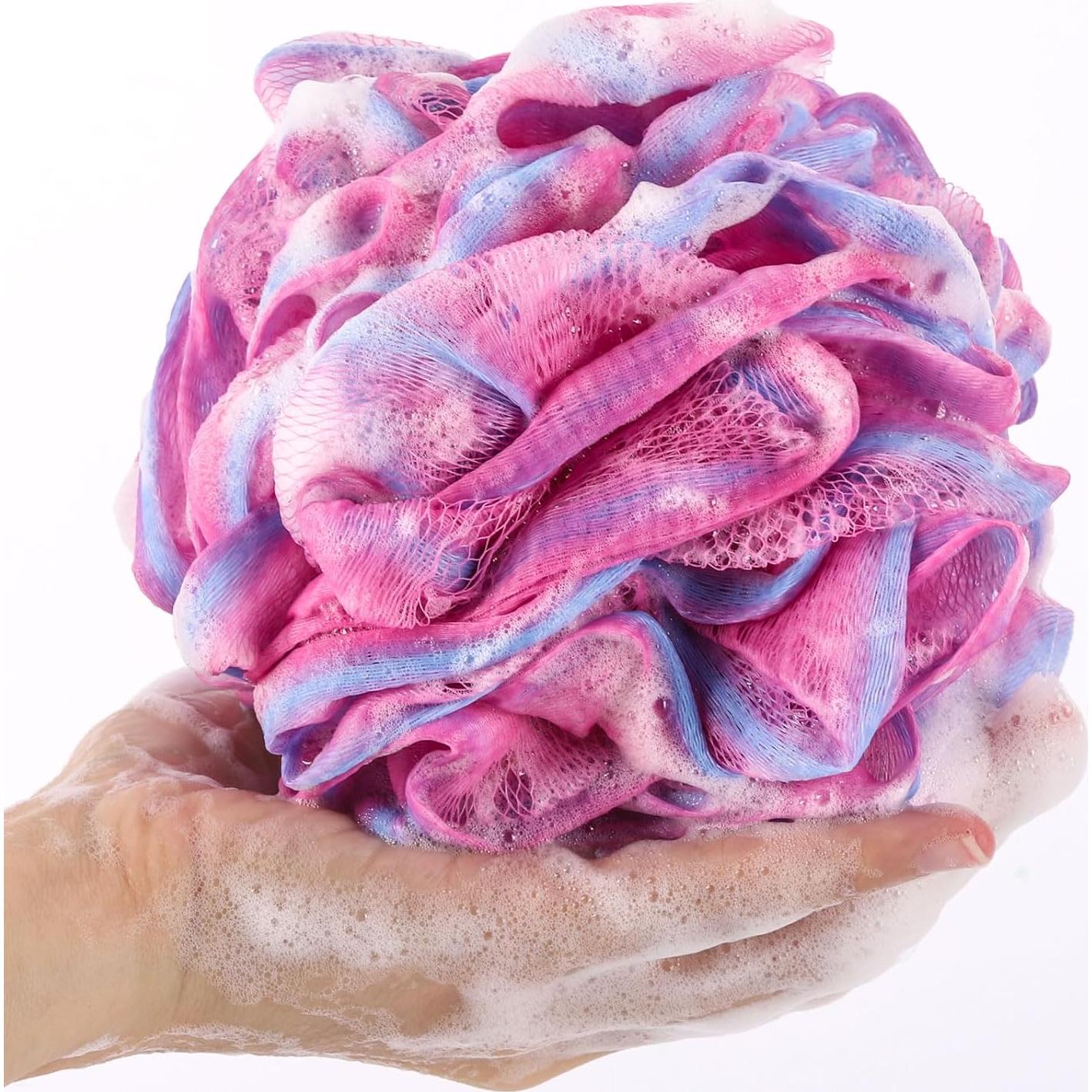 Esponjas de Ducha BTYMS 4 Piezas 75g Lufa Exfoliante