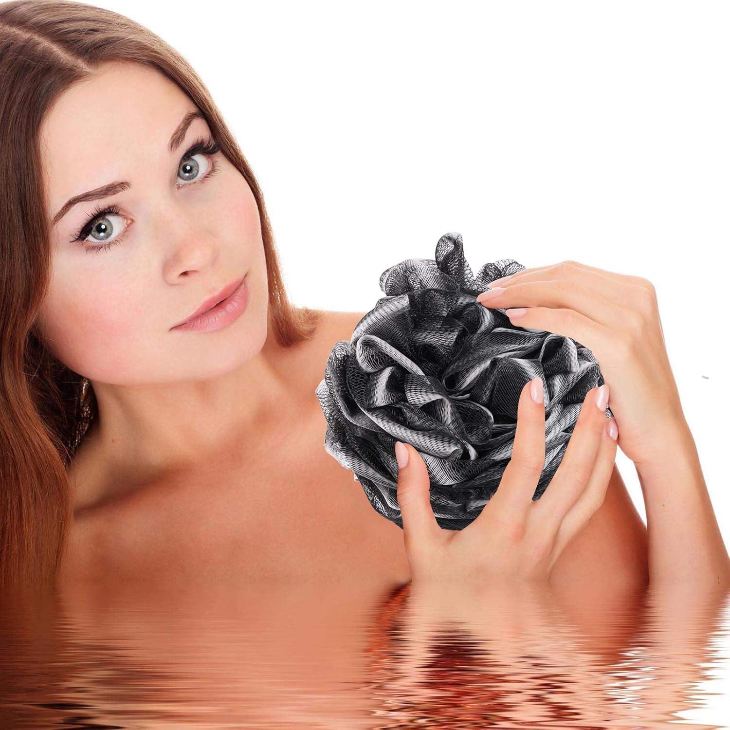 Esponjas de Ducha BTYMS 4 Piezas 75g Lufa Exfoliante