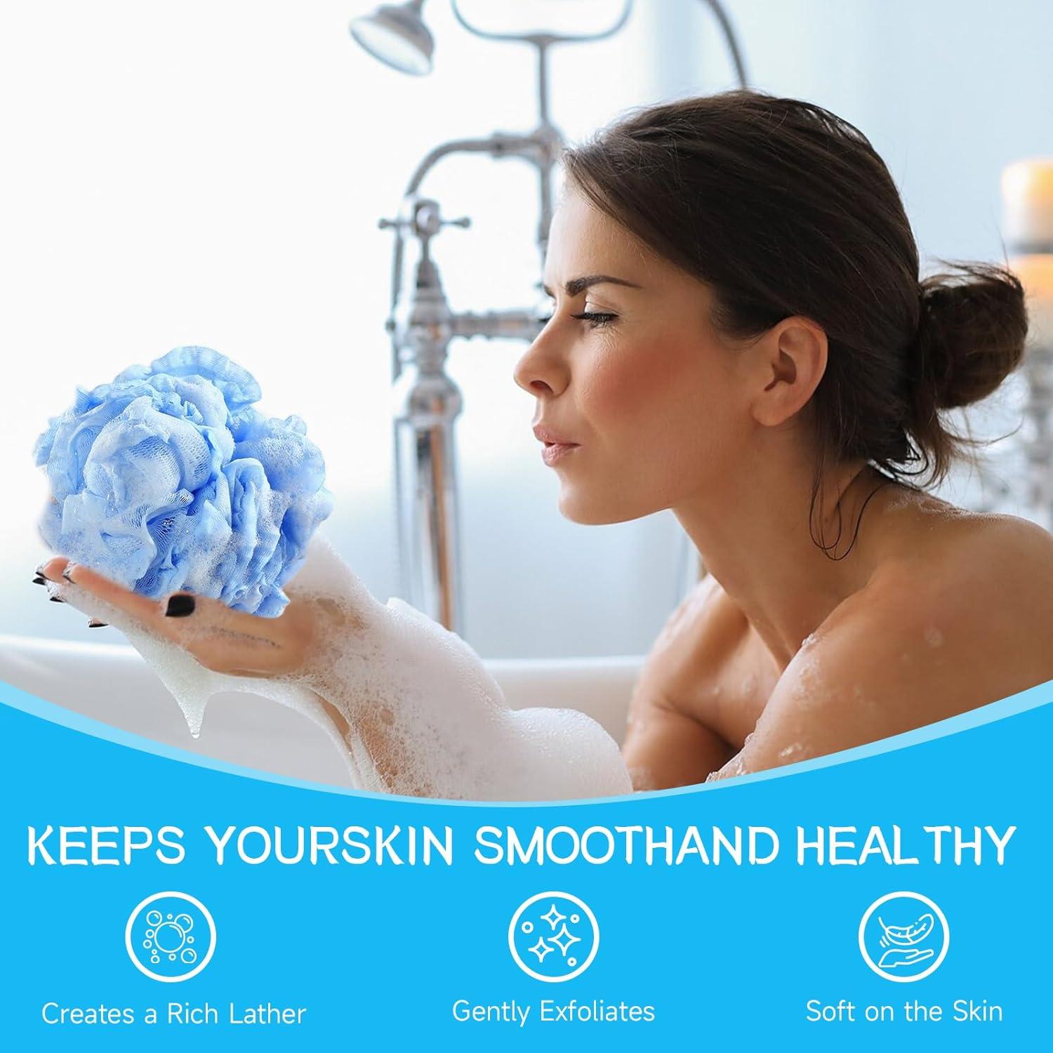 Esponja de Lufa Borsicge para Ducha 30x18cm Exfoliante Suave