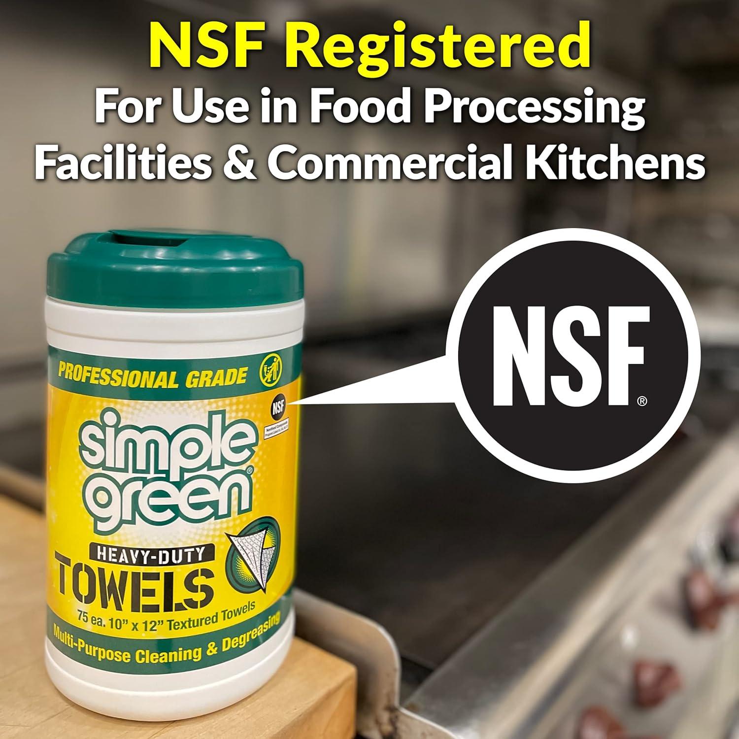 Toallas de limpieza profesional Simple Green 75 unidades