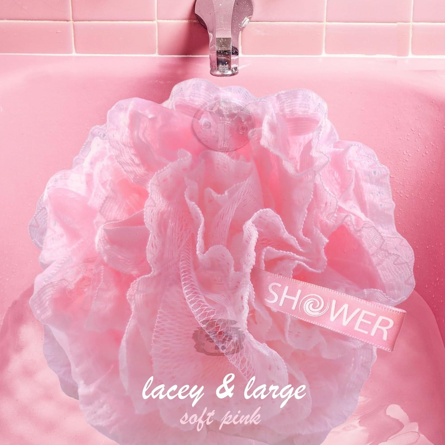 Esponjas de Baño Exfoliantes Shower Bouquet - 4 Pack 60g