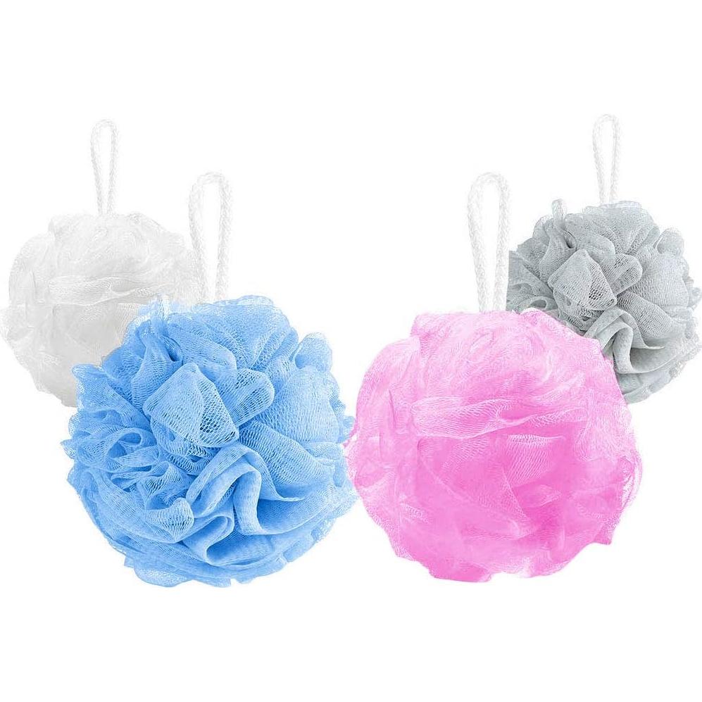 Paquete de 10 esponjas de baño exfoliantes Meirrnyyu 17.5x12 cm