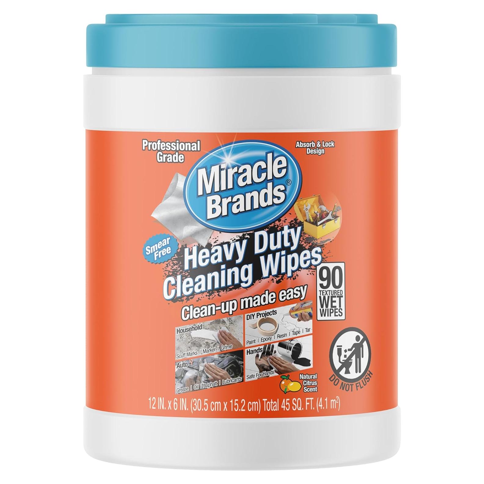 Toallitas Milagrosas de Limpieza Pesada 90 Unidades - Multiusos