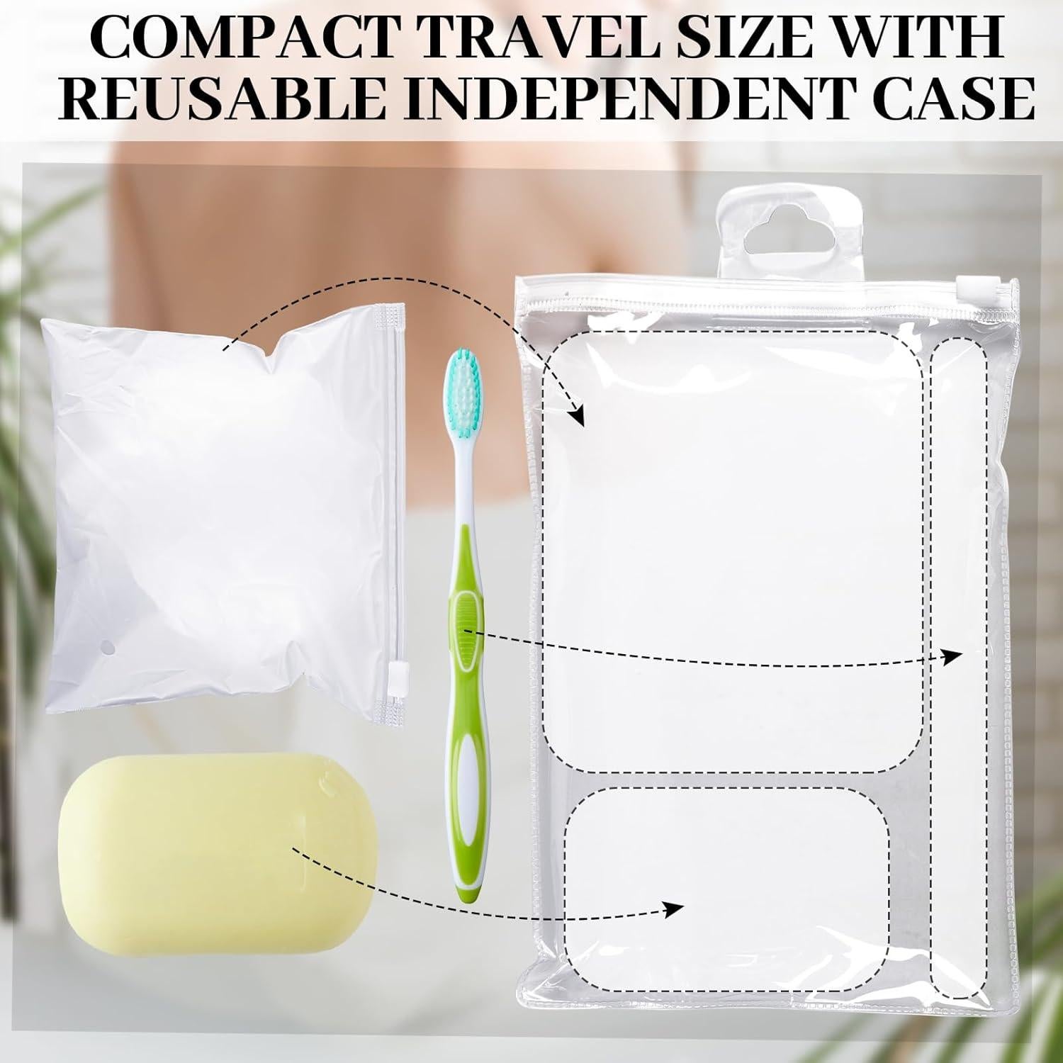 12 Lufas de Viaje Funnymoom con Estuche Blanco 25g