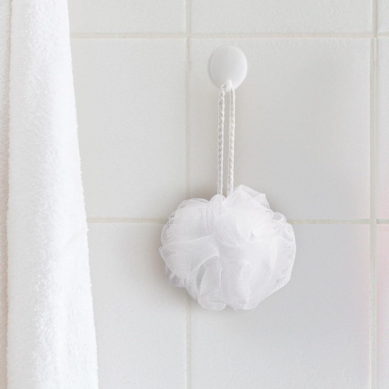 12 Lufas de Viaje Funnymoom con Estuche Blanco 25g