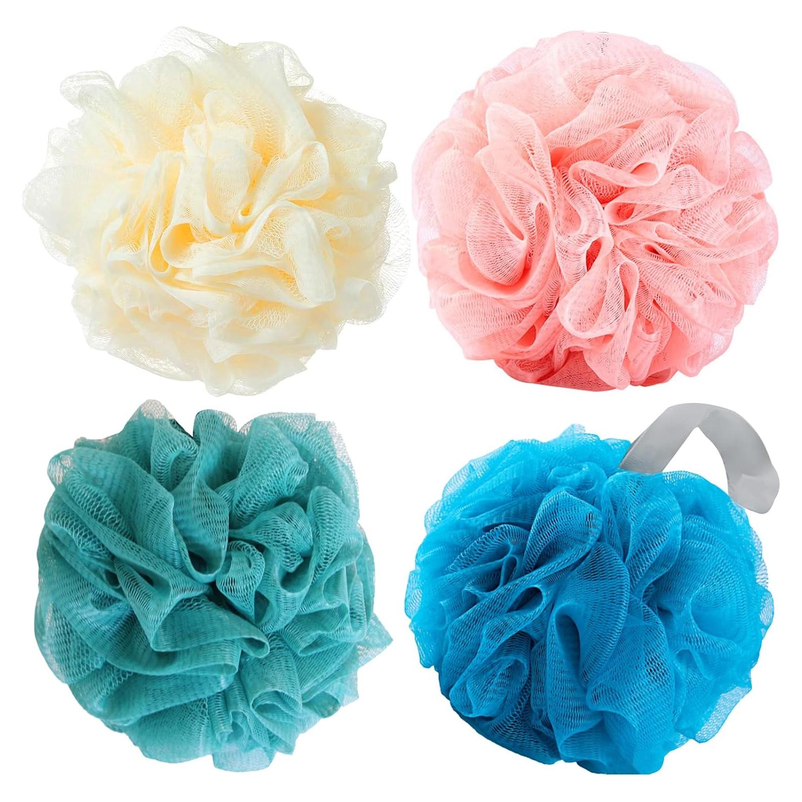 Esponjas de Luffa Exfoliantes MISSJOJIAY 4 Colores 50g