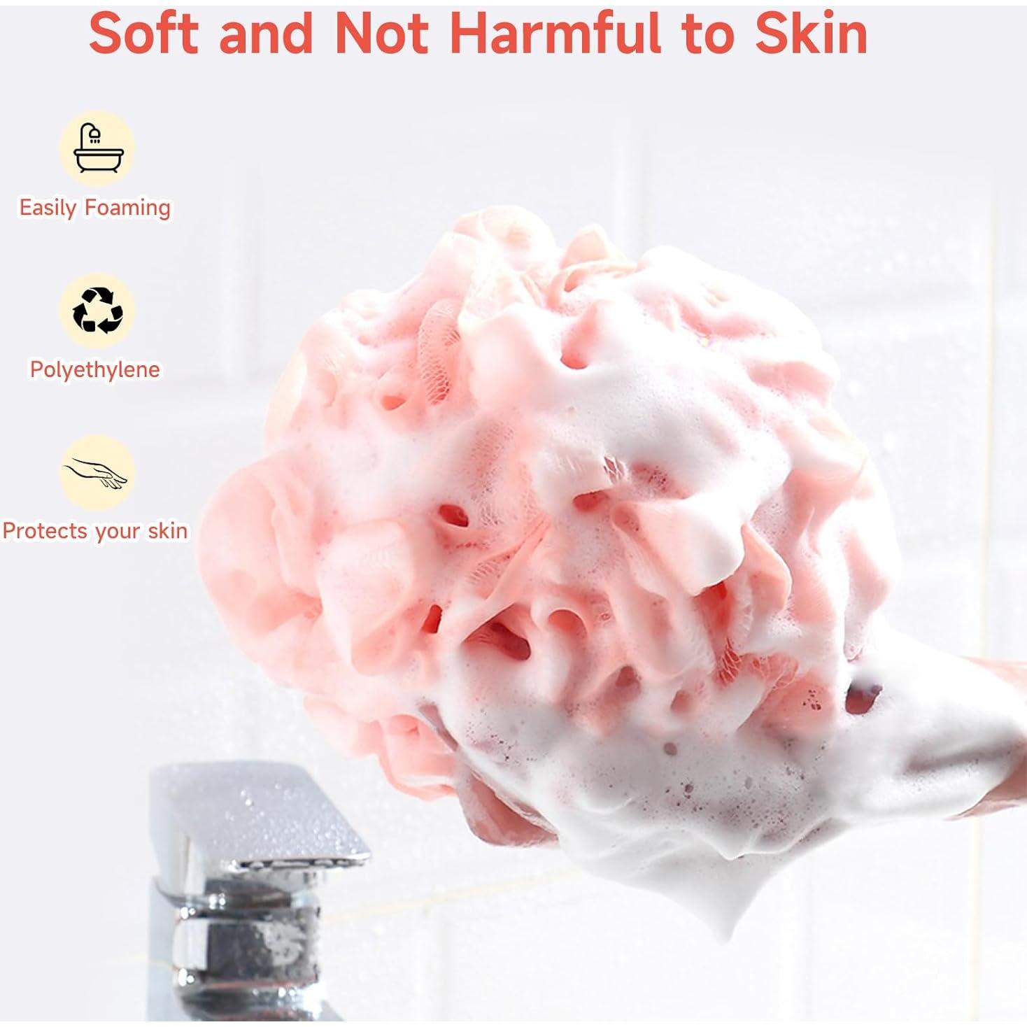 Esponjas de Luffa Exfoliantes MISSJOJIAY 4 Colores 50g