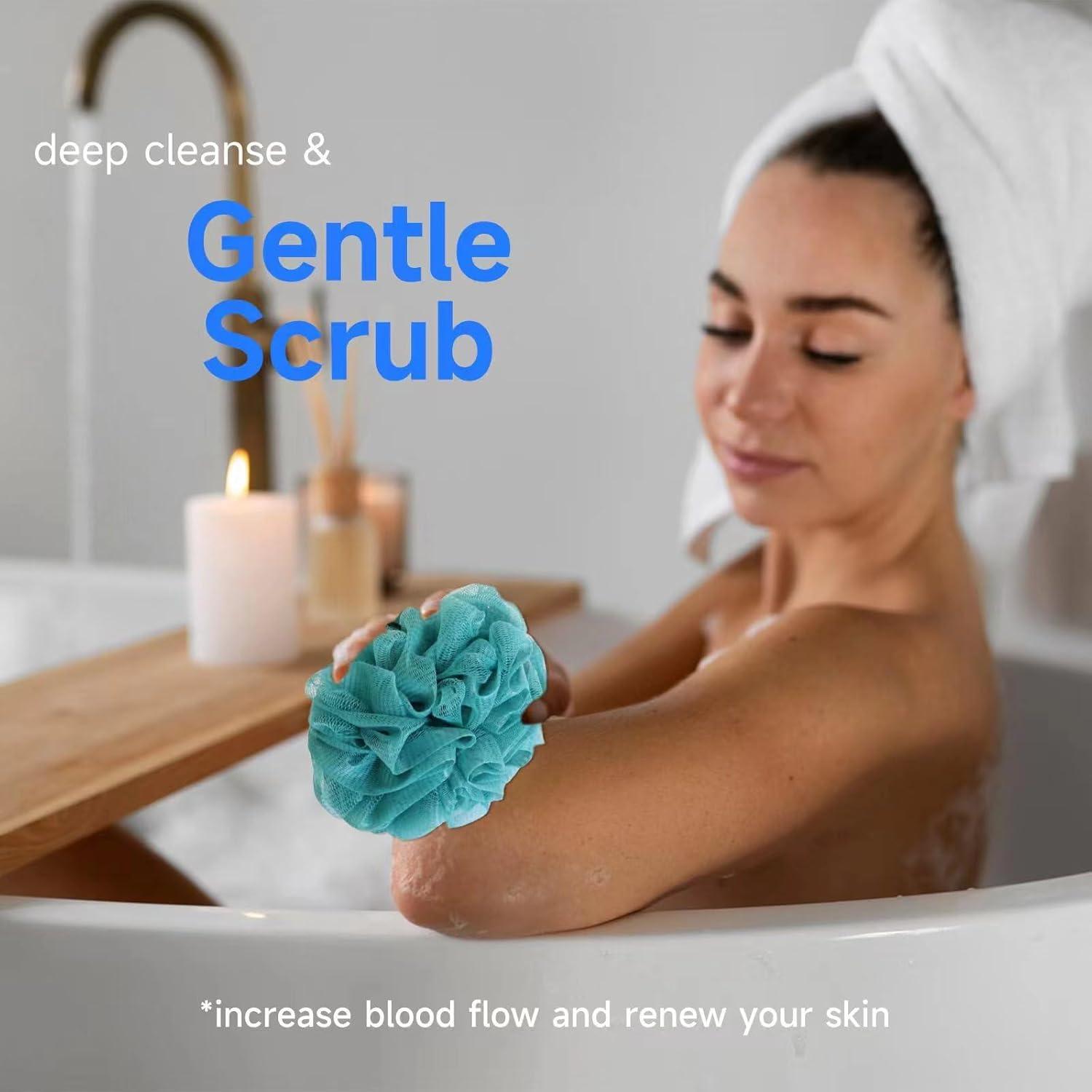 Esponjas de Luffa Exfoliantes MISSJOJIAY 4 Colores 50g