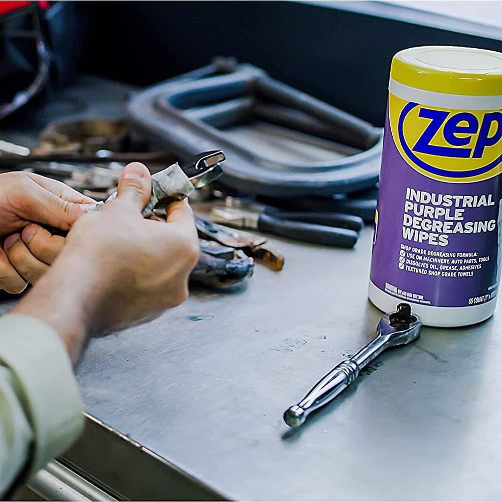 Toallitas Desengrasantes Zep Industrial Moradas 65 Cuentas