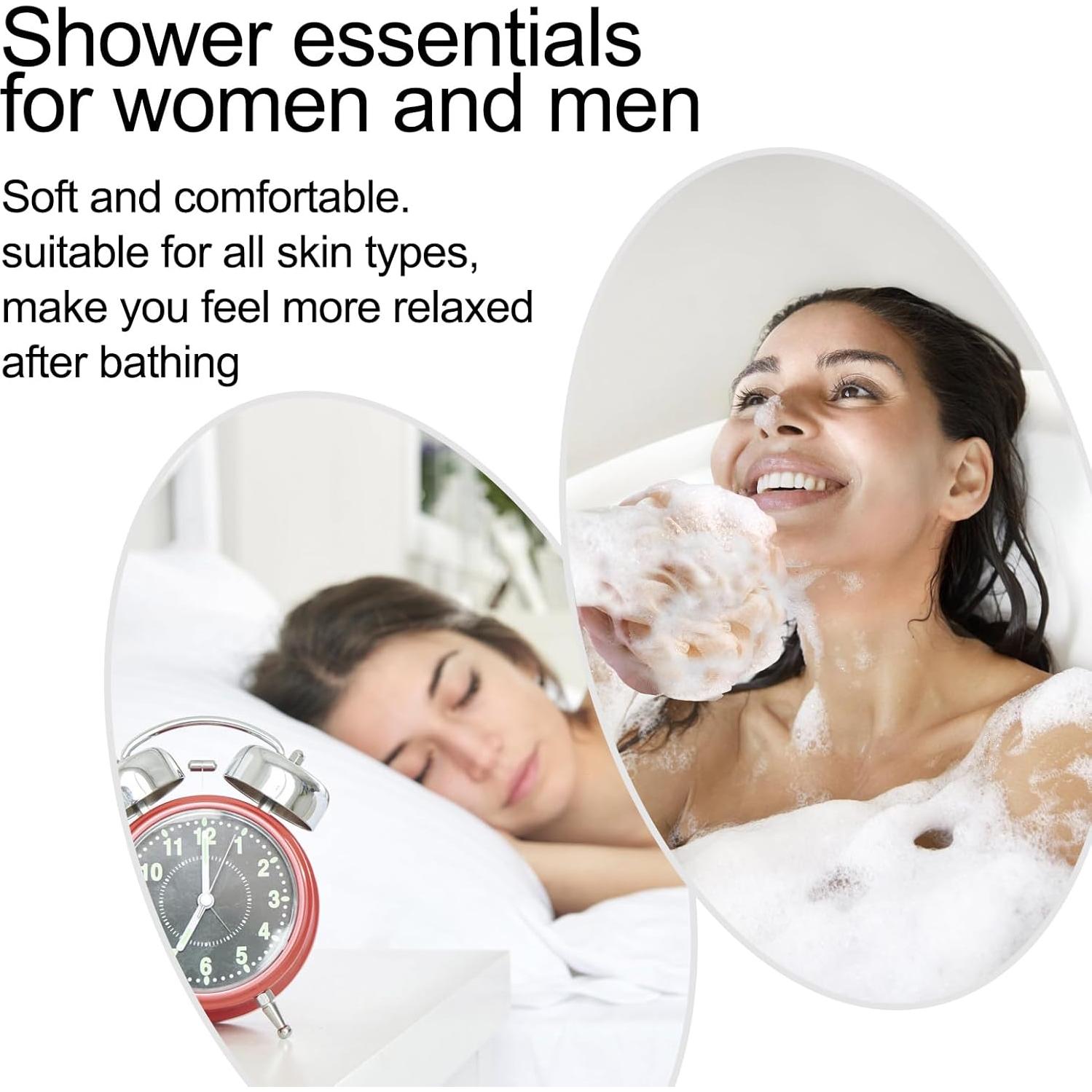 Esponja de Lufa Exfoliante Fishent 3 Paquetes 60g Ducha