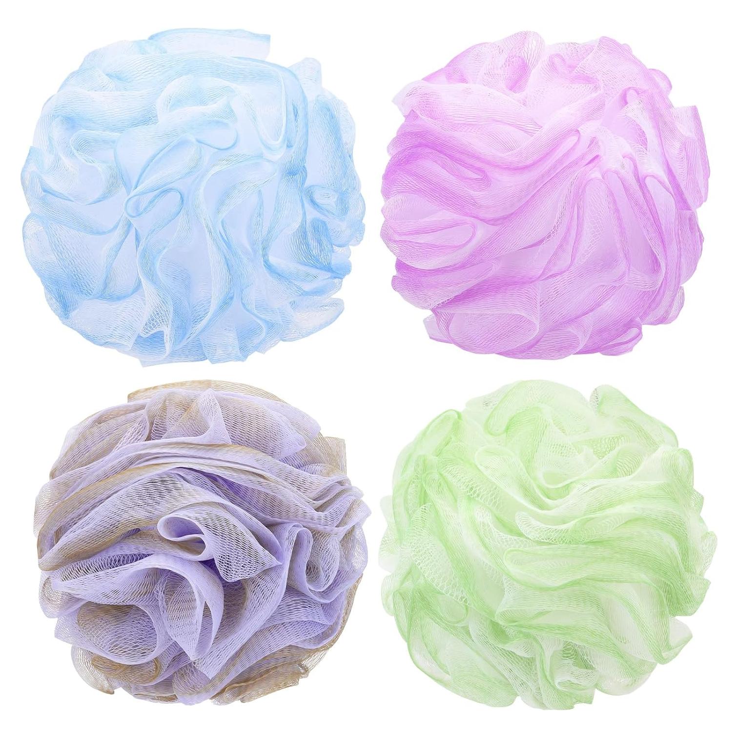 Esponja de Baño Exfoliante Lufa Tbestmax - 4 Piezas 60g