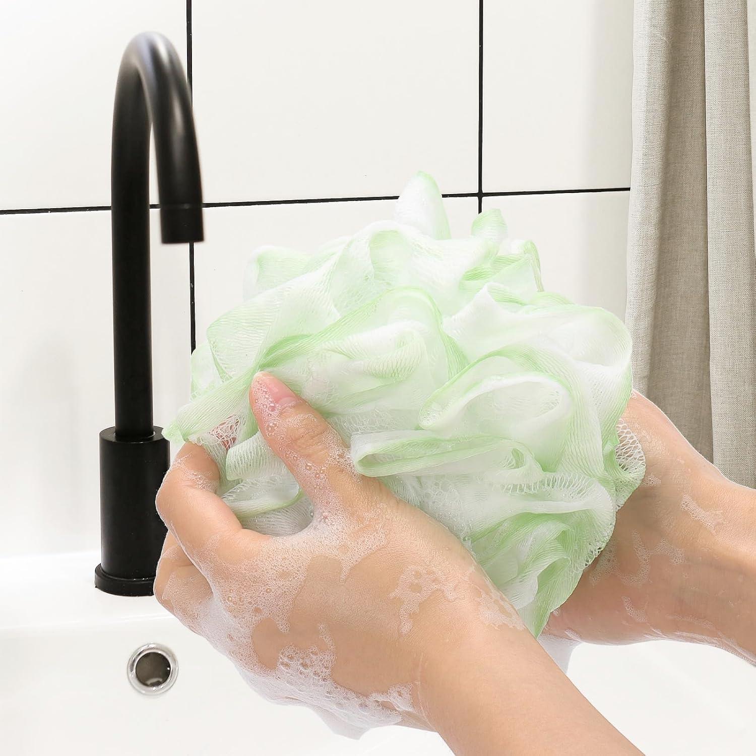 Esponja de Baño Exfoliante Lufa Tbestmax - 4 Piezas 60g