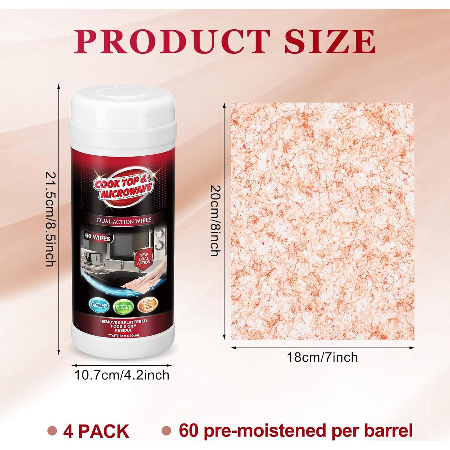 Paquete de 240 Toallitas de Limpieza Nuanchu para Cocina