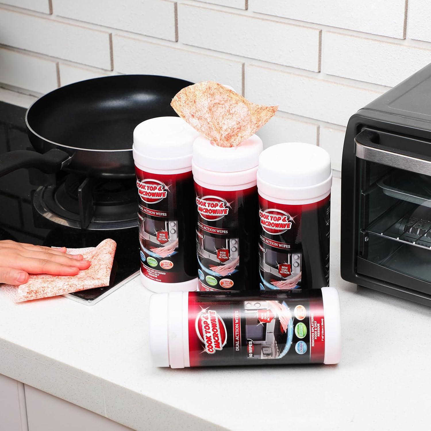 Paquete de 240 Toallitas de Limpieza Nuanchu para Cocina