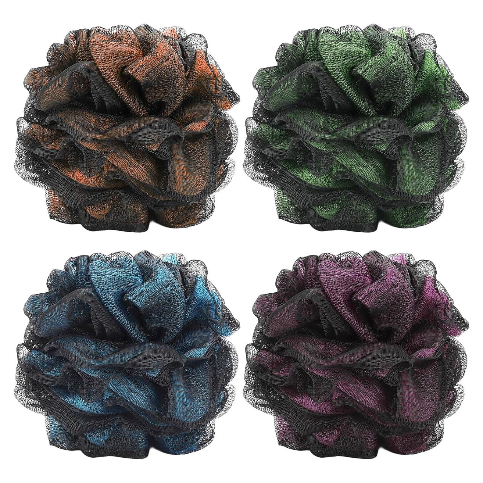 Esponja de Baño Exfoliante Ncfun - Paquete de 4 Unidades