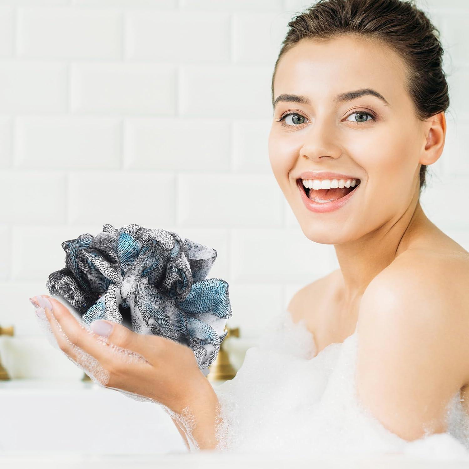 Esponja de Baño Exfoliante Ncfun - Paquete de 4 Unidades