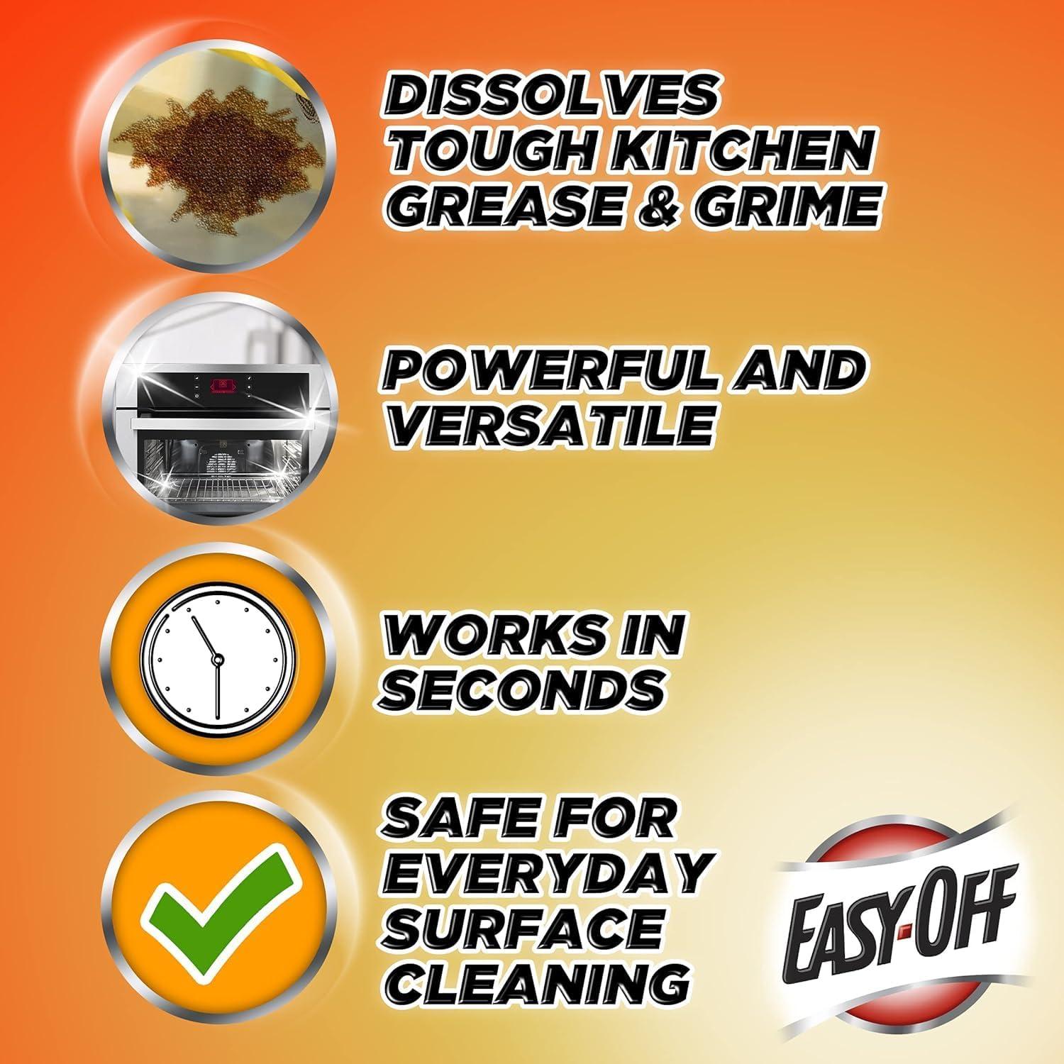 Desengrasante de Cocina Easy-Off Limón 473 ml - Limpieza Rápida