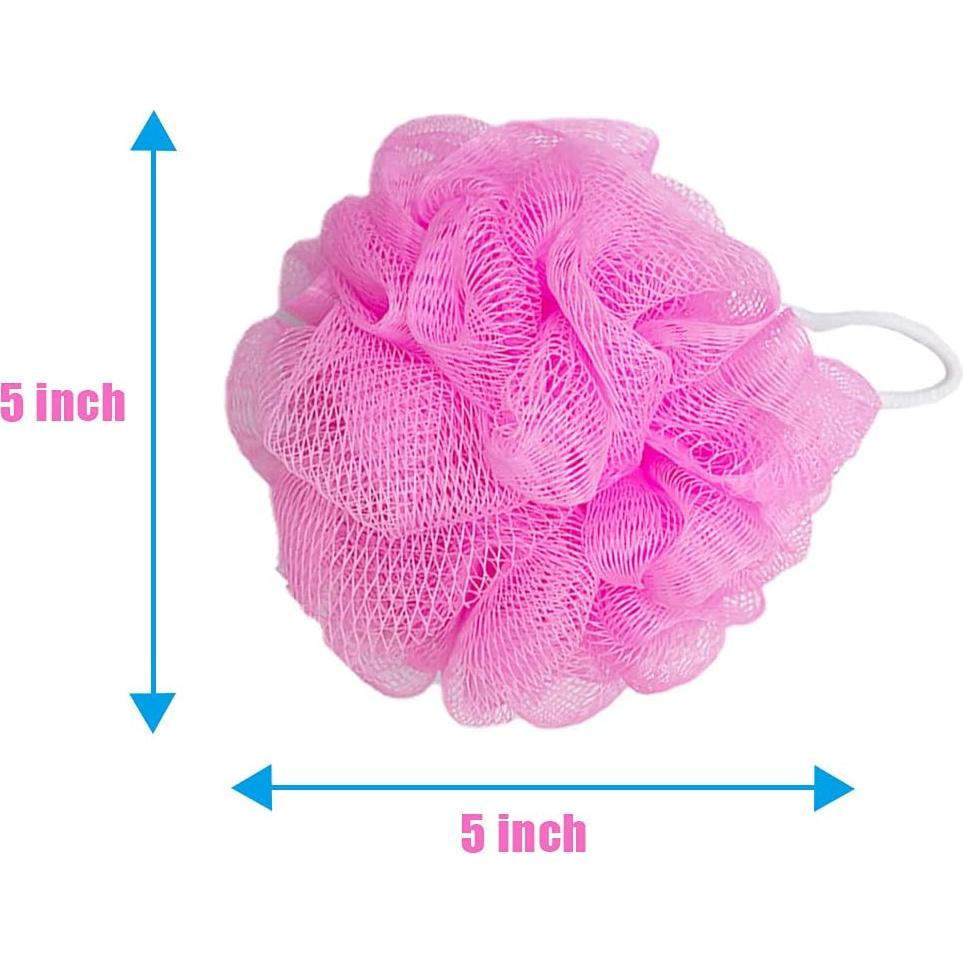 10 Esponjas de Baño Exfoliantes Cshangzei 12.7 cm Coloridas