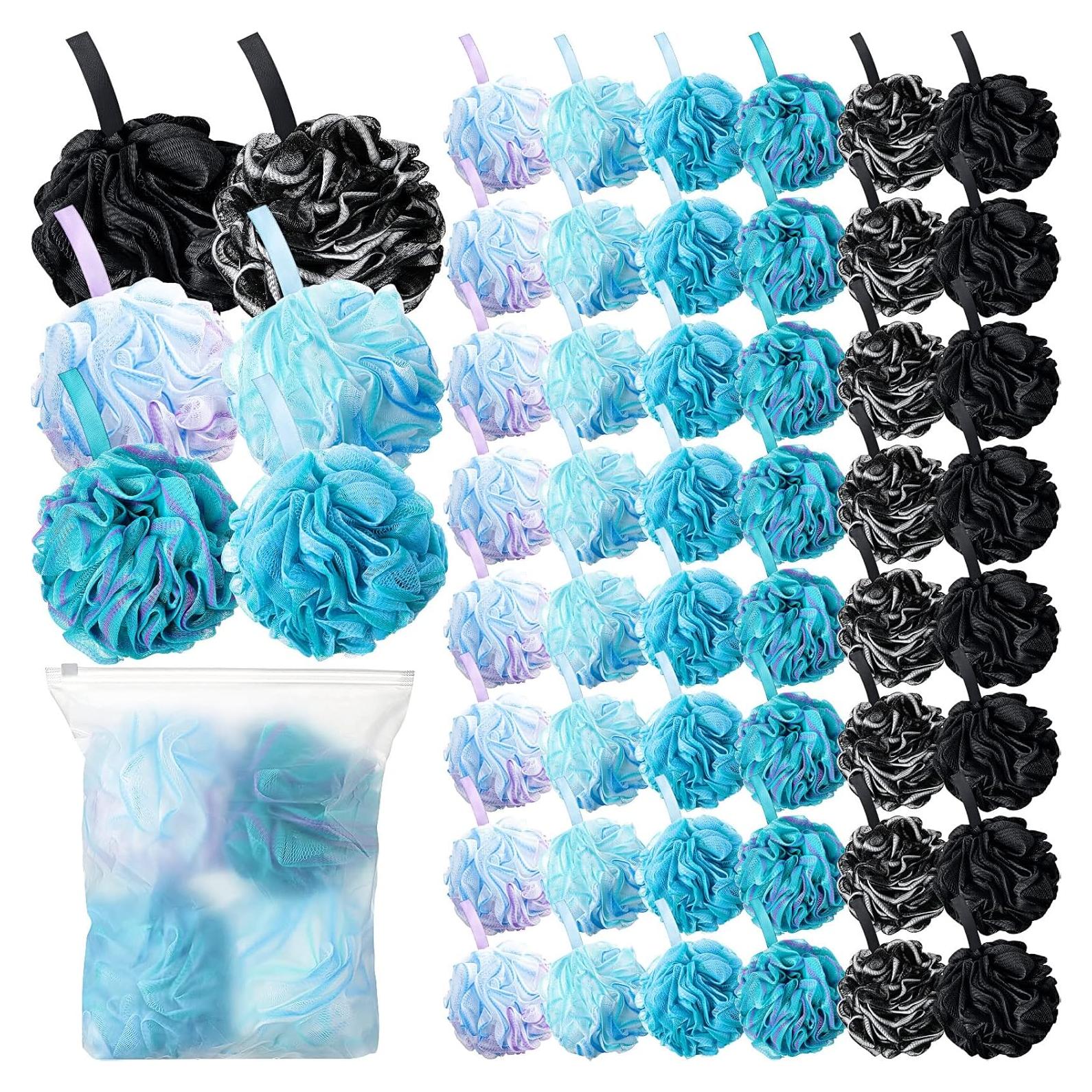 Paquete de 48 Esponjas de Baño Shellwei 50g Exfoliantes