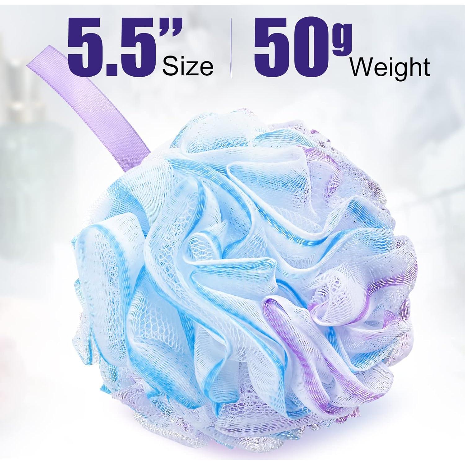 Paquete de 48 Esponjas de Baño Shellwei 50g Exfoliantes