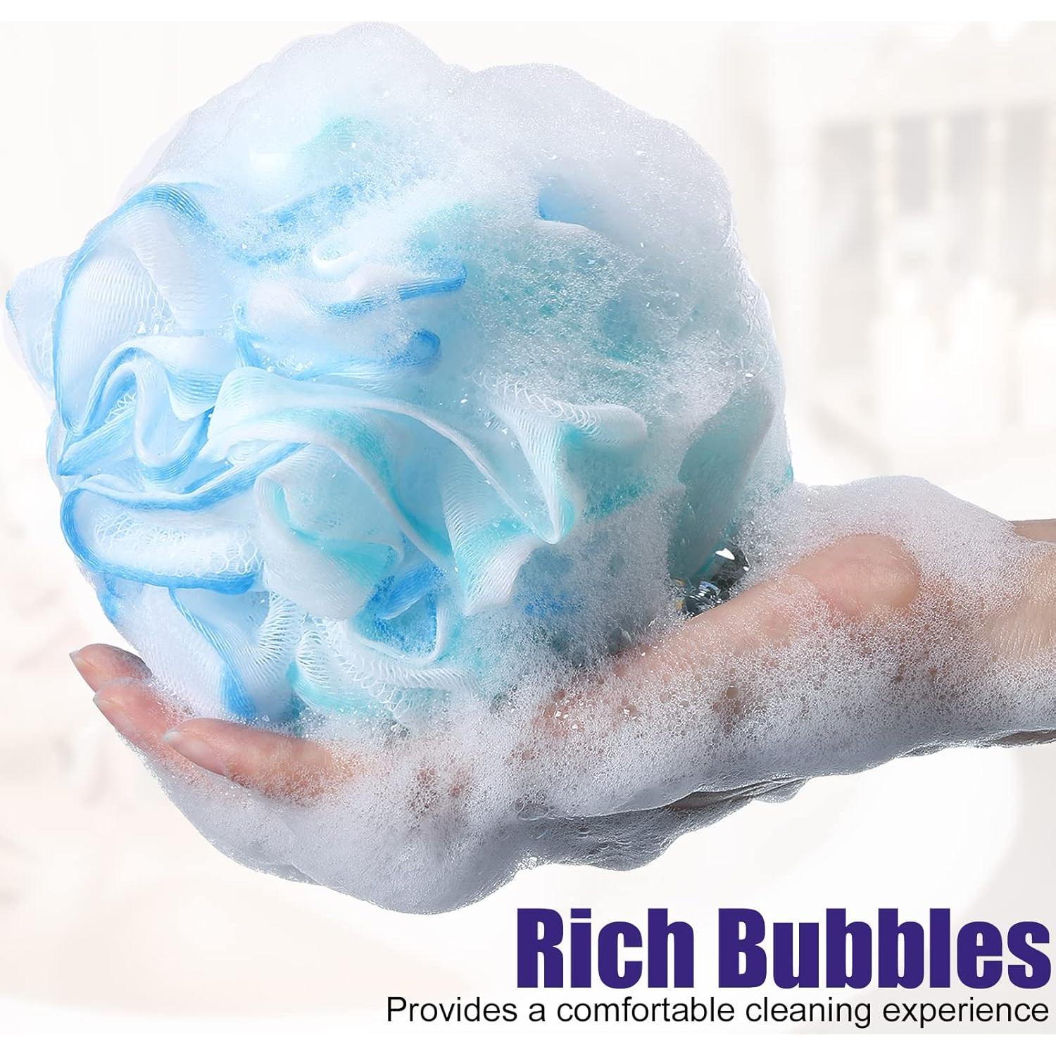 Paquete de 48 Esponjas de Baño Shellwei 50g Exfoliantes