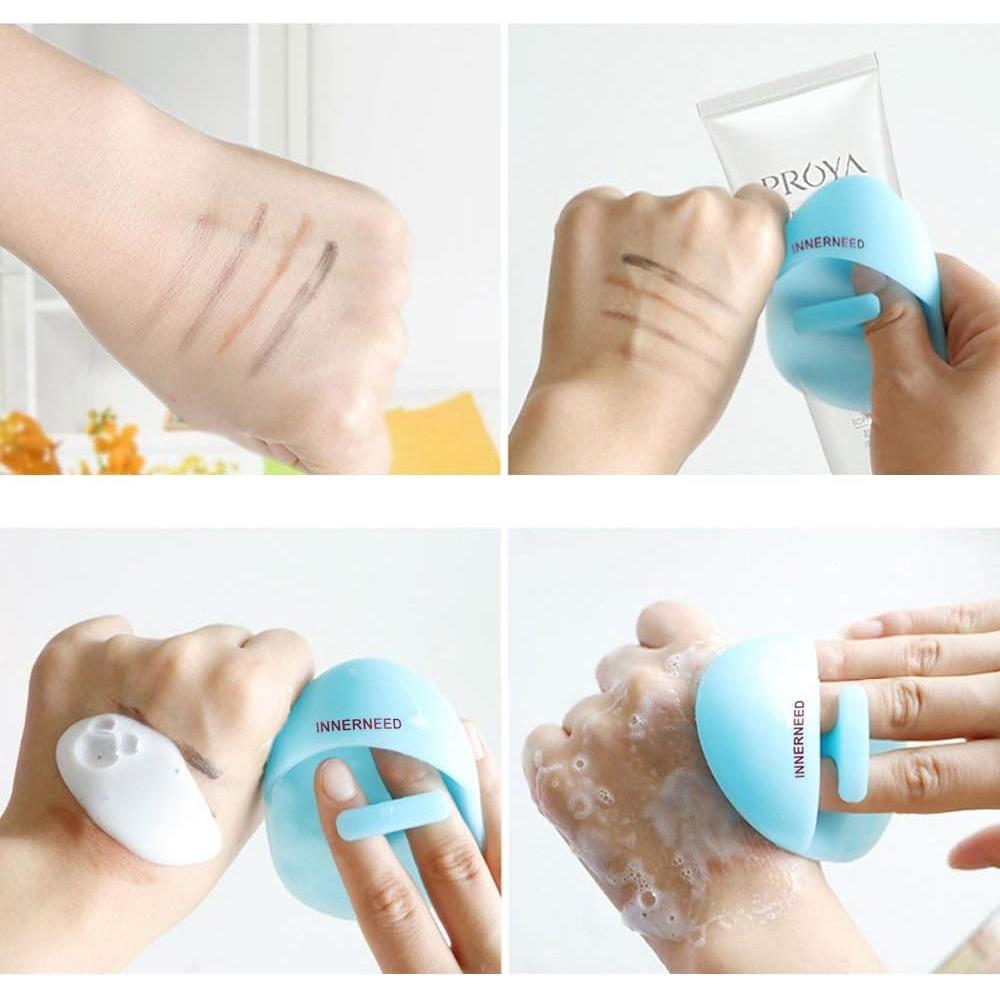 Cepillo Limpiador Facial Silicona INNERNEED - Paquete de 4