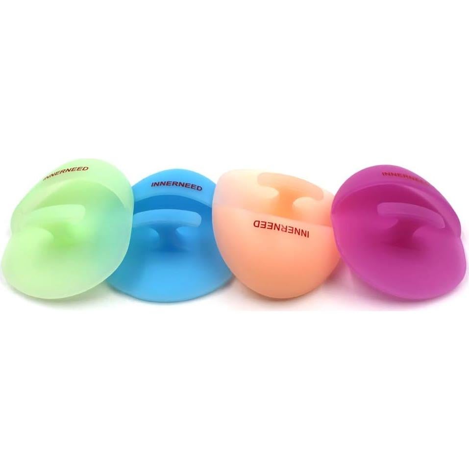 Cepillo Limpiador Facial Silicona INNERNEED - Paquete de 4
