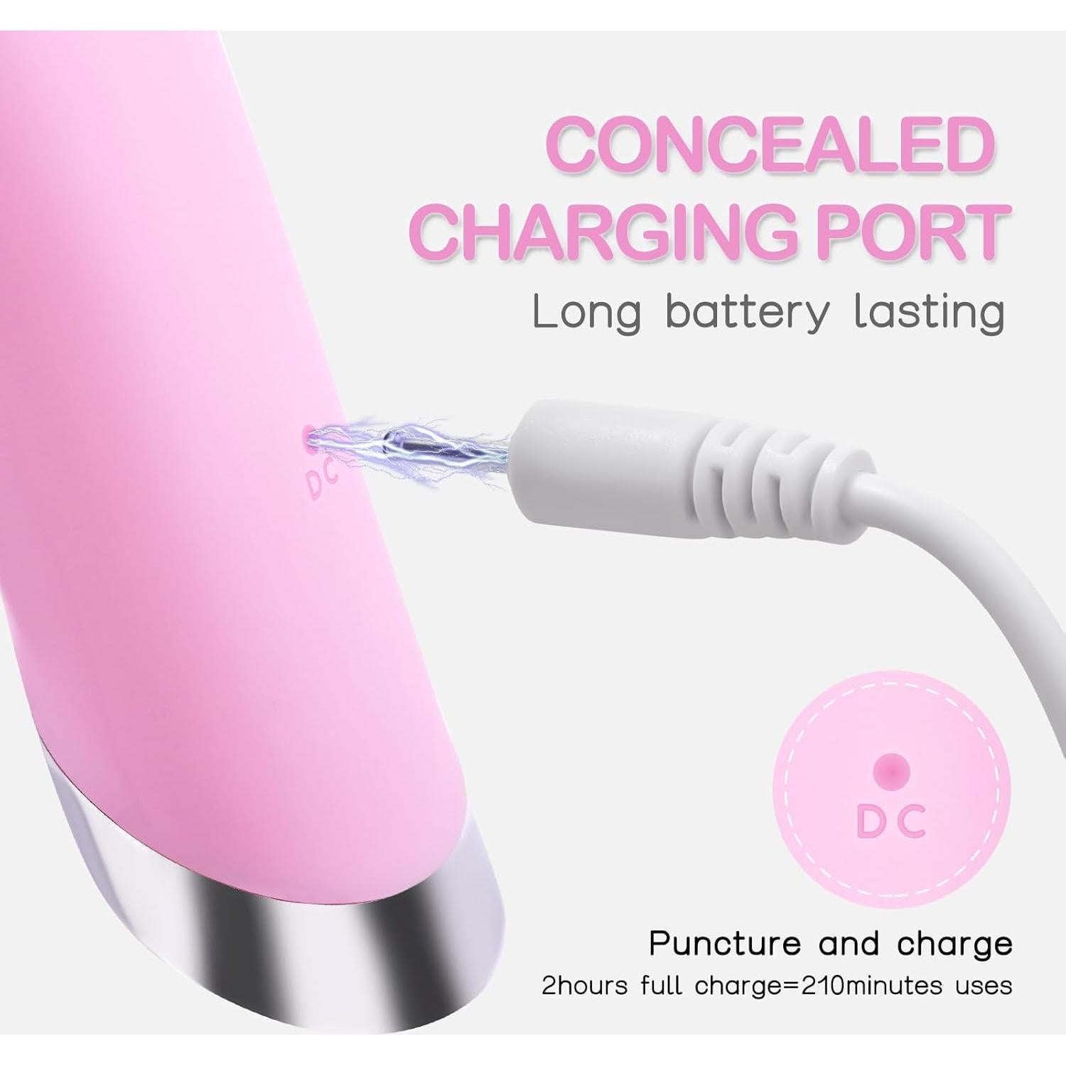 Cepillo Facial PRITECH Recargable con Calentamiento 40°C Rosa