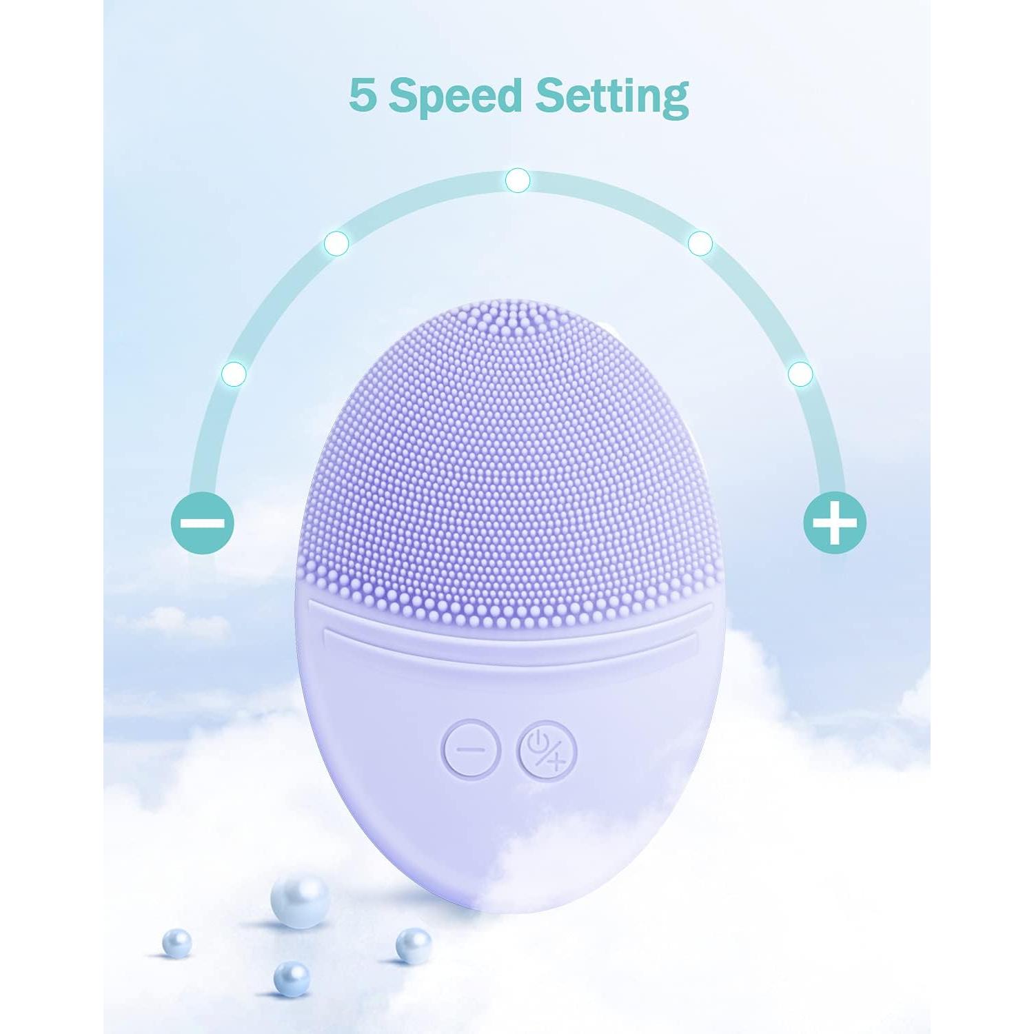 Cepillo Limpiador Facial EZBASICS KD303 Silicona Suave IPX7