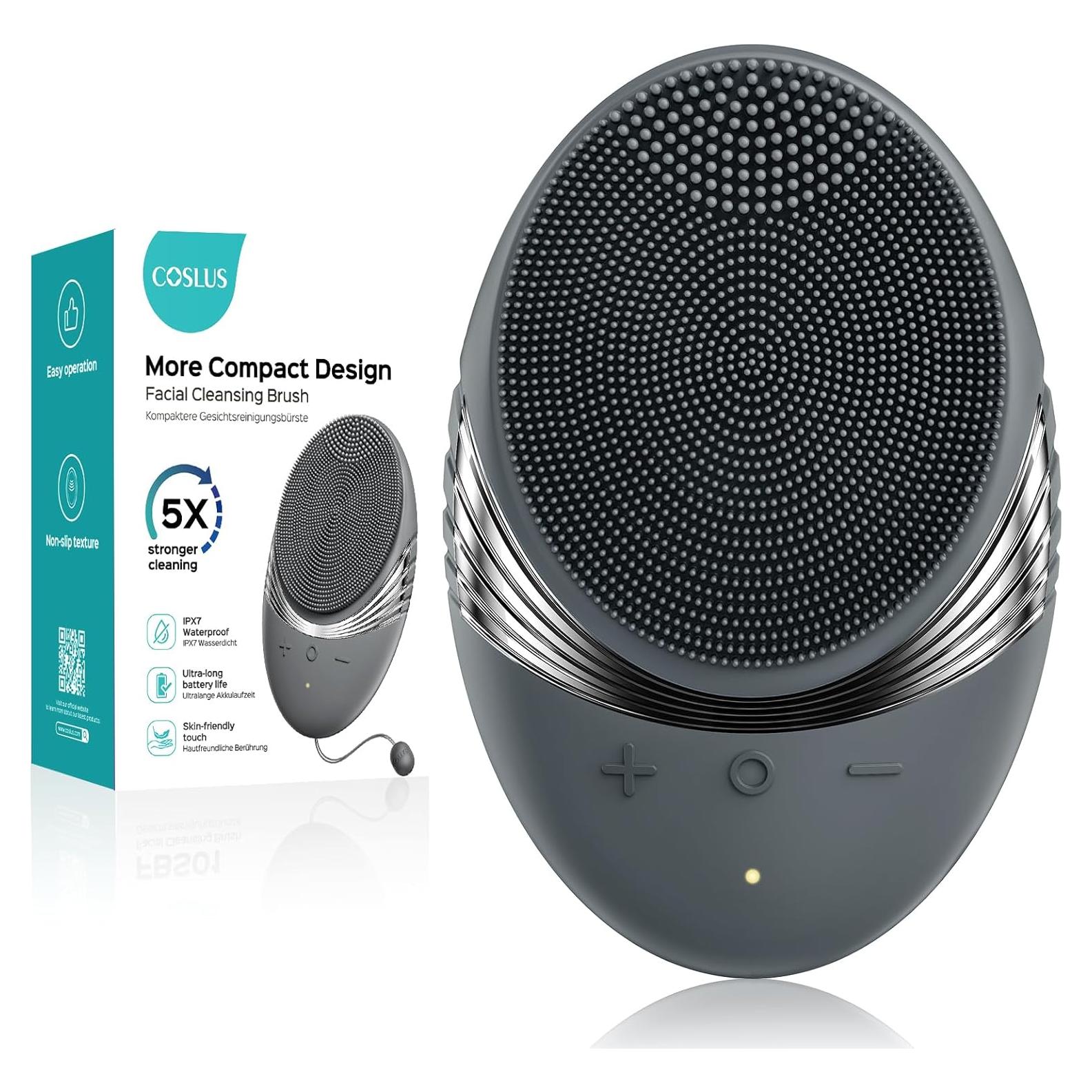 Cepillo Facial COSLUS Silicona Portátil Impermeable 5 Modos