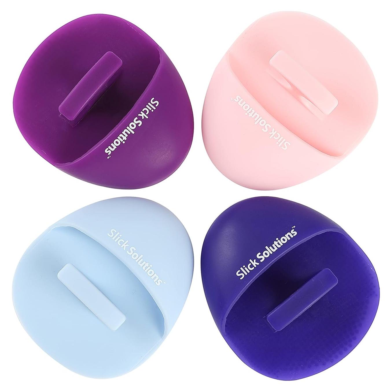 Cepillo Facial de Silicona Slick - Paquete de 4 Unidades