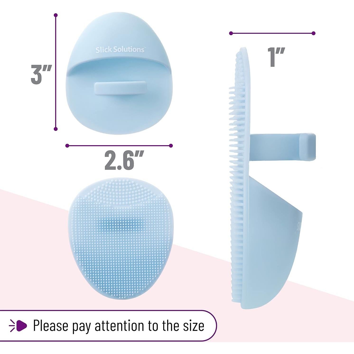 Cepillo Facial de Silicona Slick - Paquete de 4 Unidades