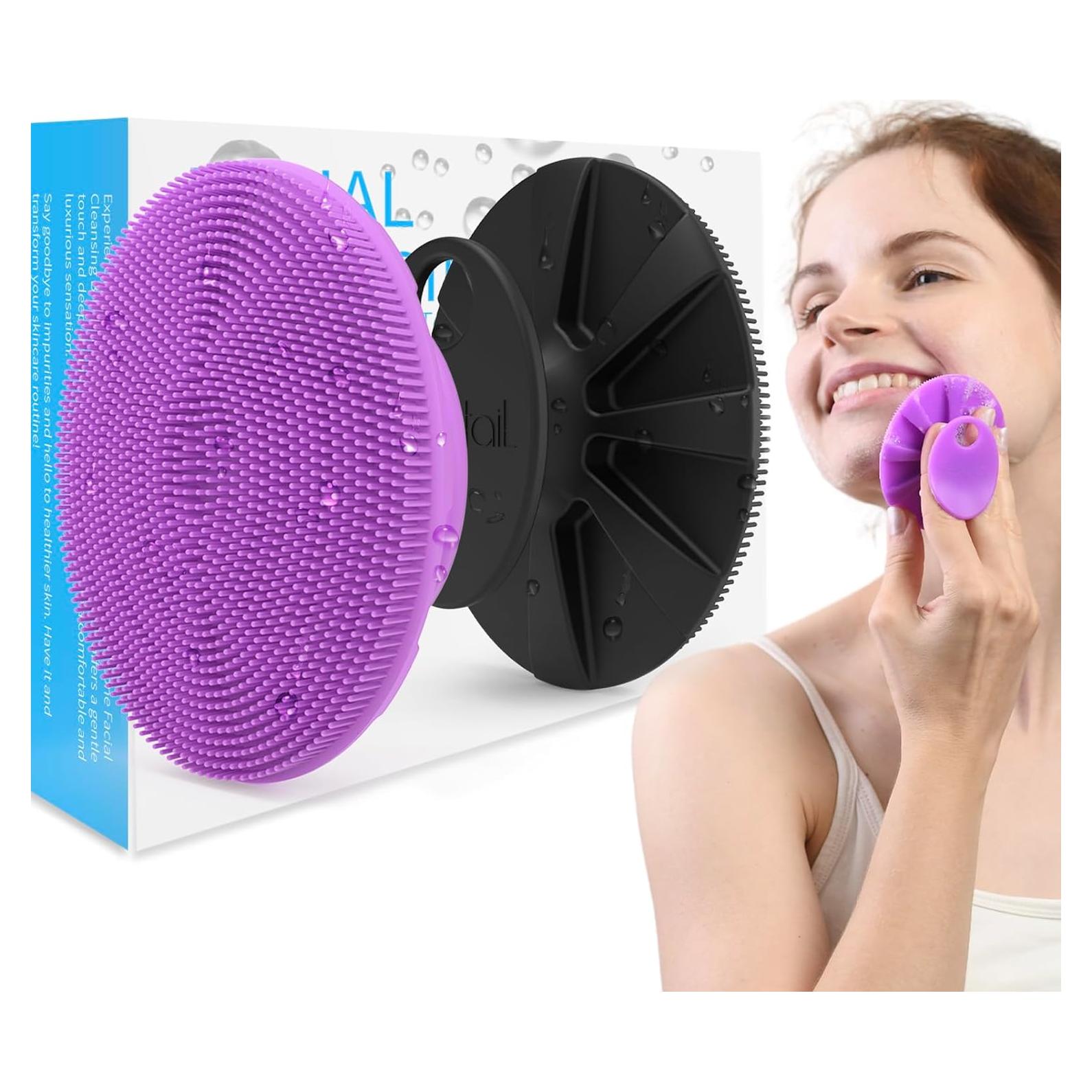 Esfregador Facial de Silicona BEAUTAIL 2 Pack - Limpieza Suave